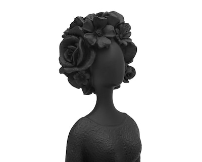 Foto 3 | Escultura de Mujer Sentada Any C de Resina