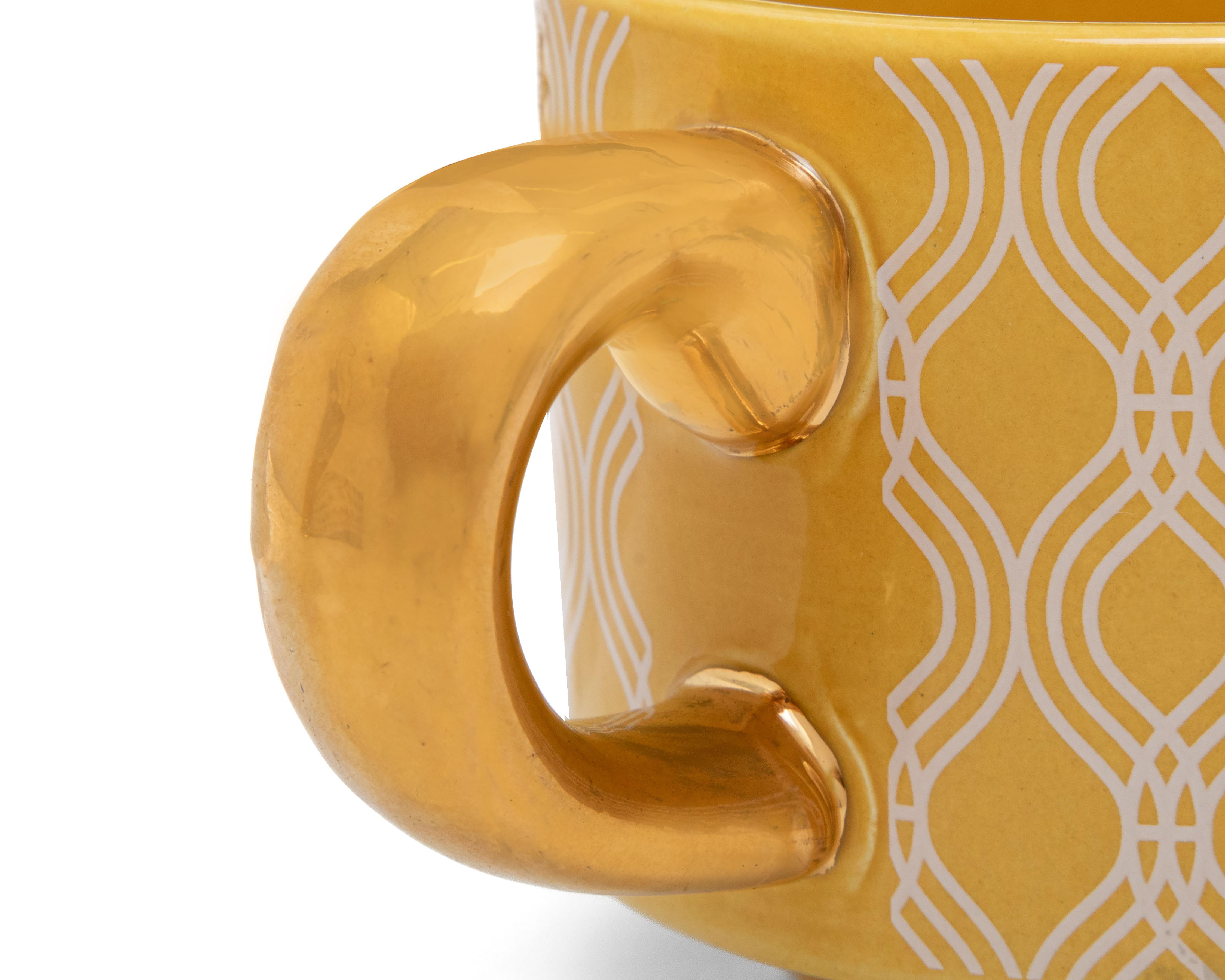Foto 5 pulgar | Taza de Cerámica Starhaus 4 Piezas