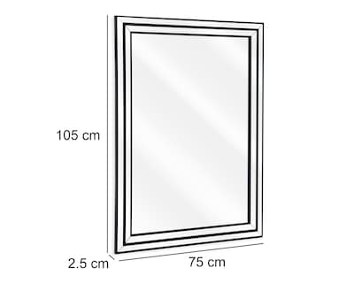 Foto 5 | Espejo Rectangular Caicos 75 x 105 cm