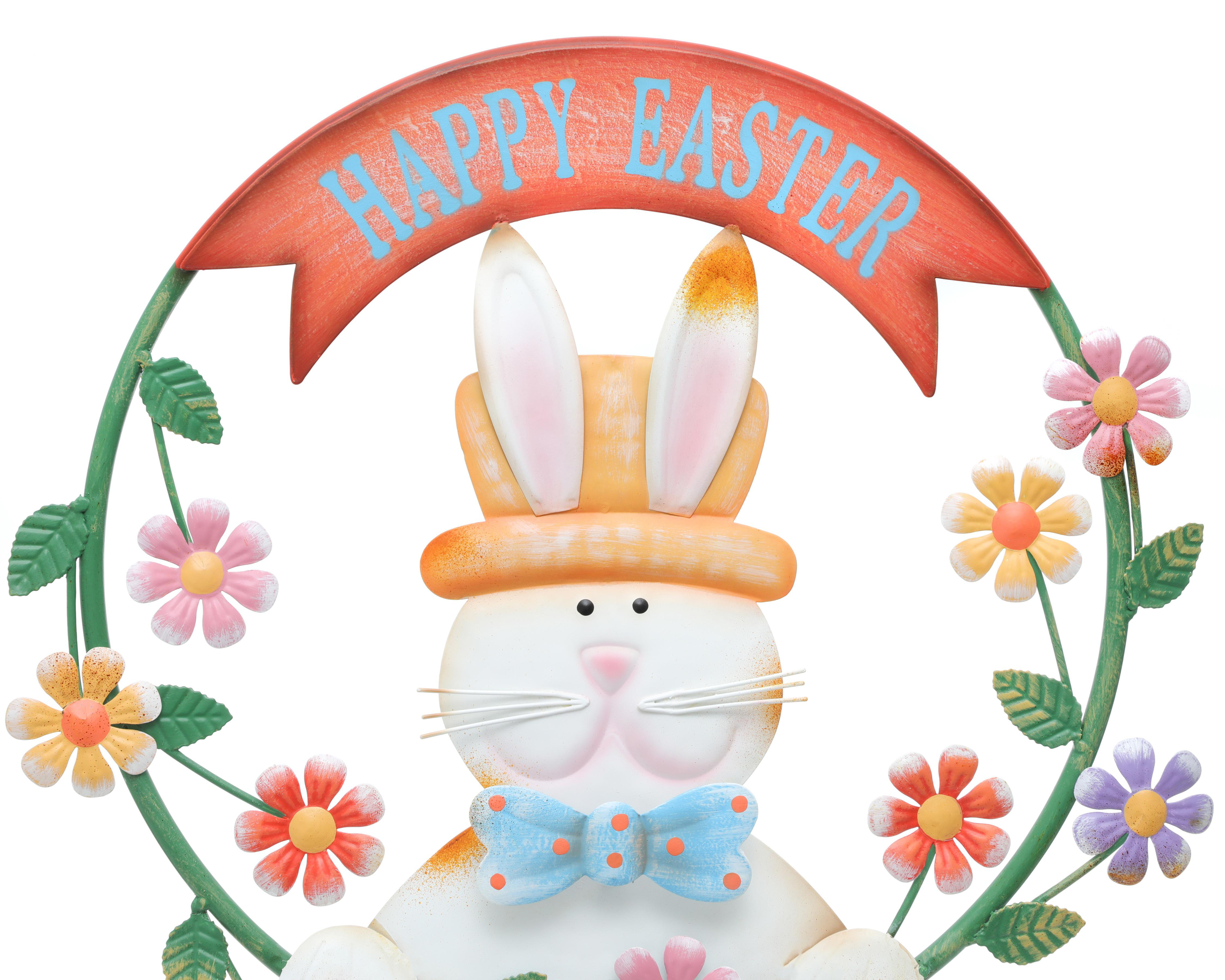 Foto 4 pulgar | Estaca Decorativa Mr Bunny de Metal