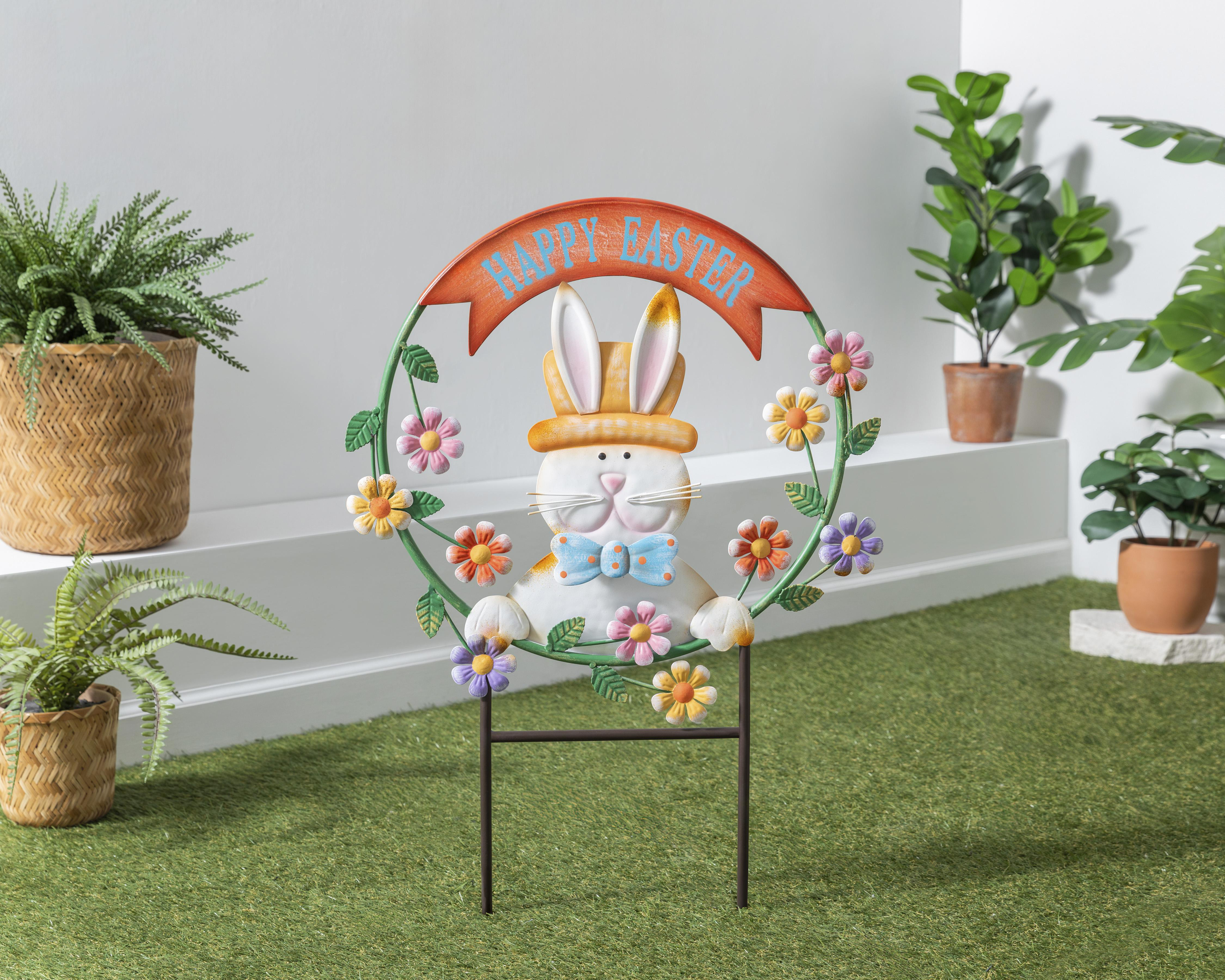 Foto 4 | Estaca Decorativa Mr Bunny de Metal