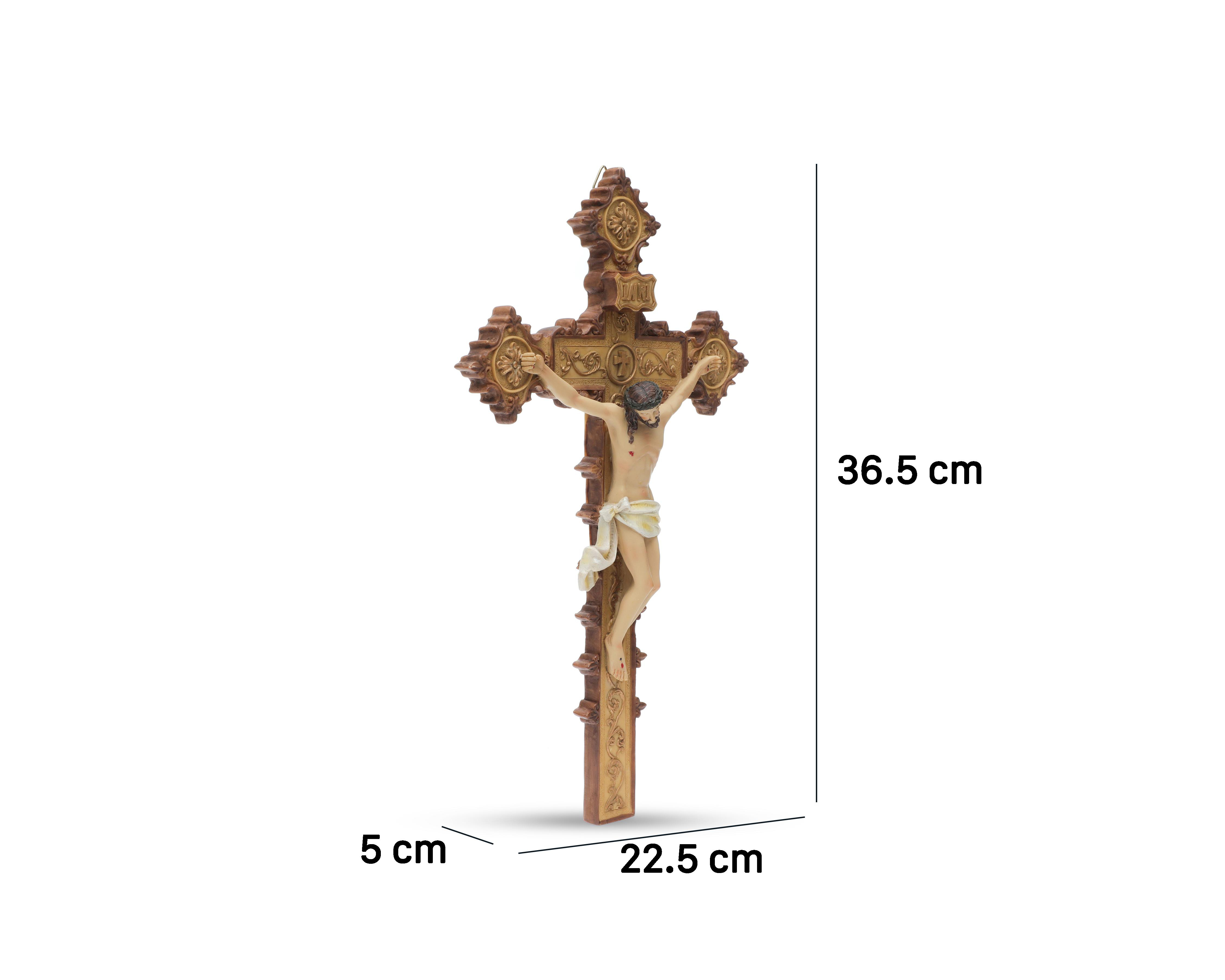 Foto 7 pulgar | Crucifijo de Poliresina Jesús