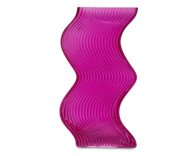 Foto 1 | Jarrón Decorativo Groov de Vidrio