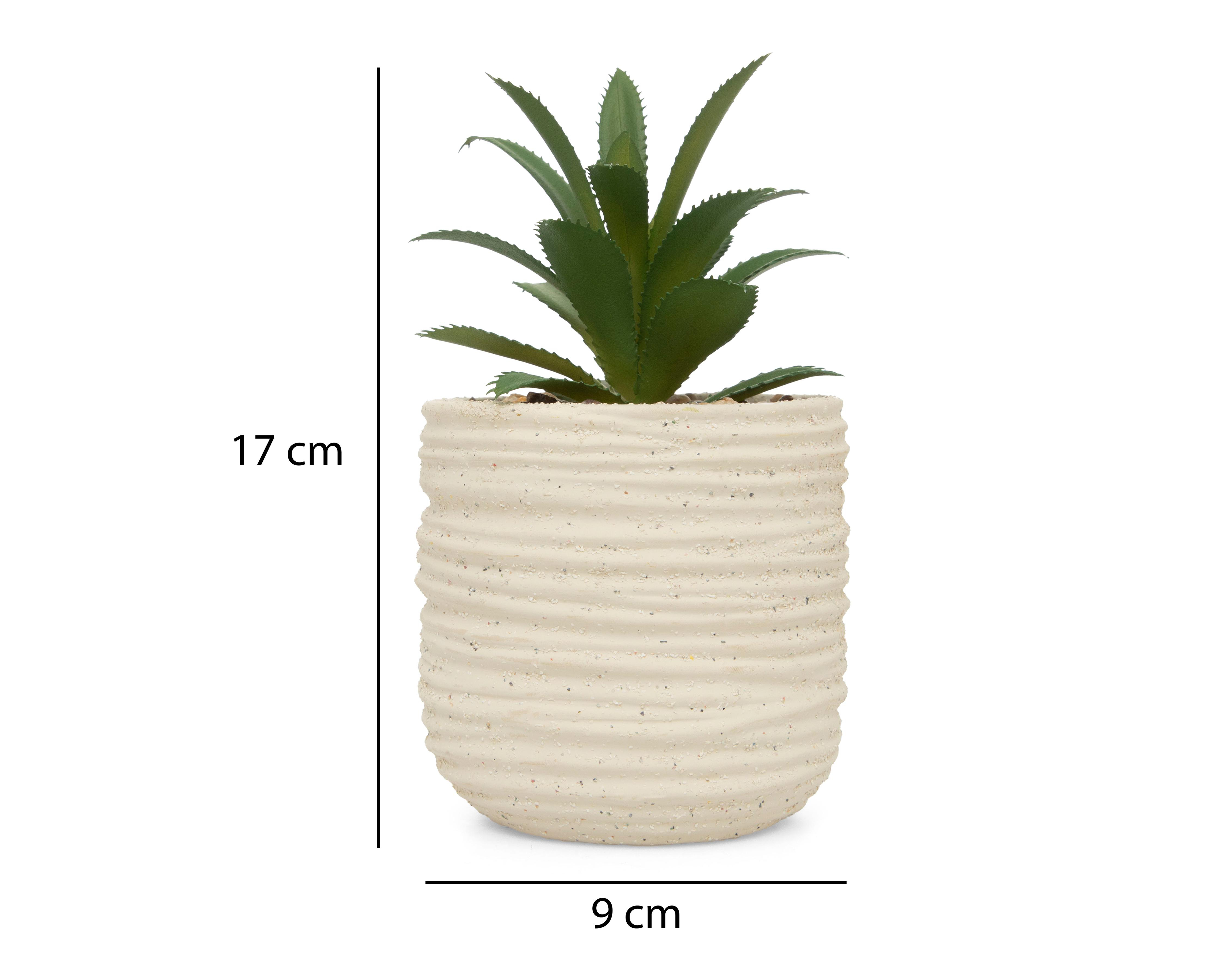 Foto 5 | Suculenta Artificial con Maceta Starhaus 17 cm