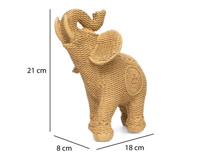 Foto 6 | Escultura de Elefante Efran de Poliresina