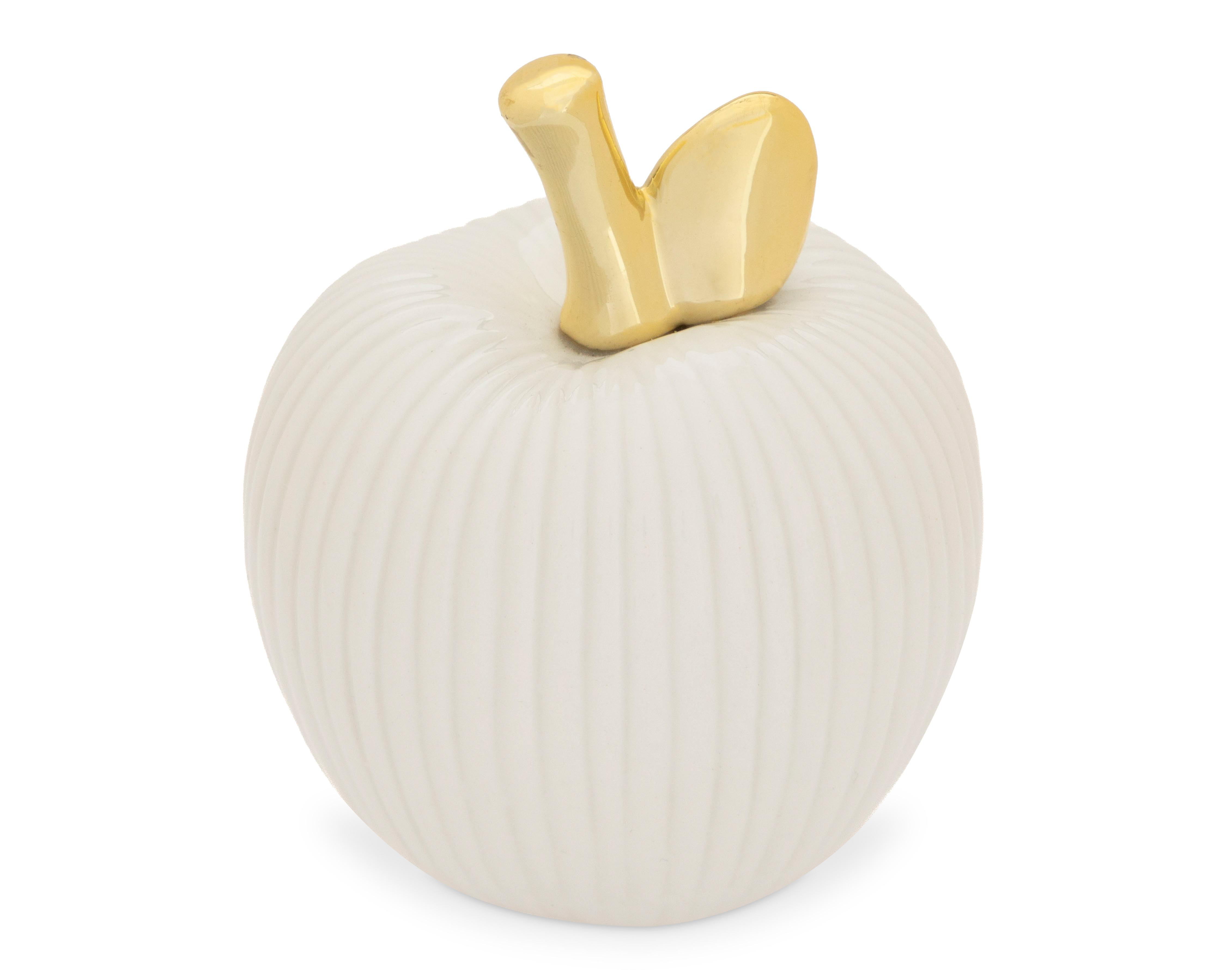 Foto 2 | Escultura de Manzana Apple Whi de Cerámica