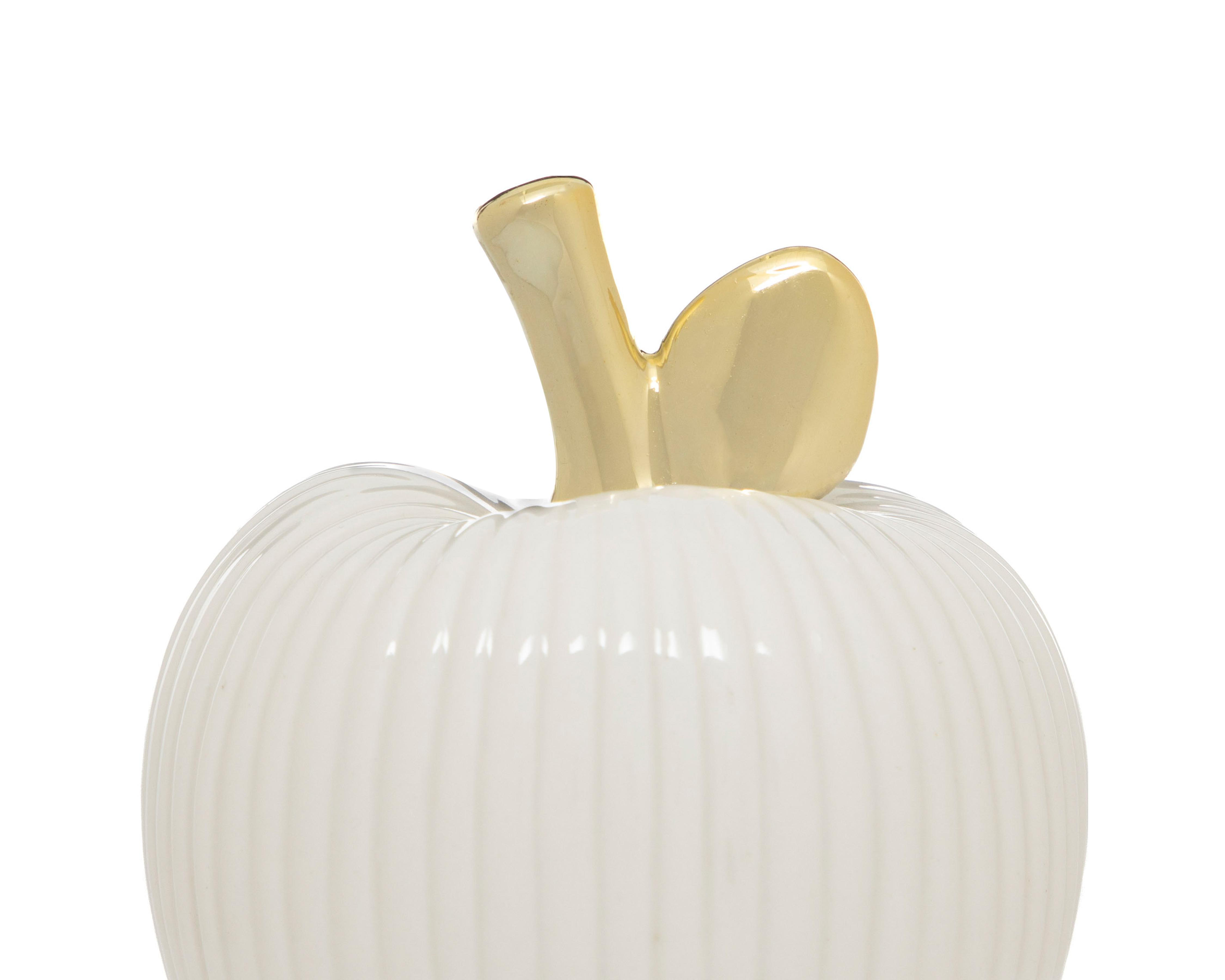Foto 3 | Escultura de Manzana Apple Whi de Cerámica