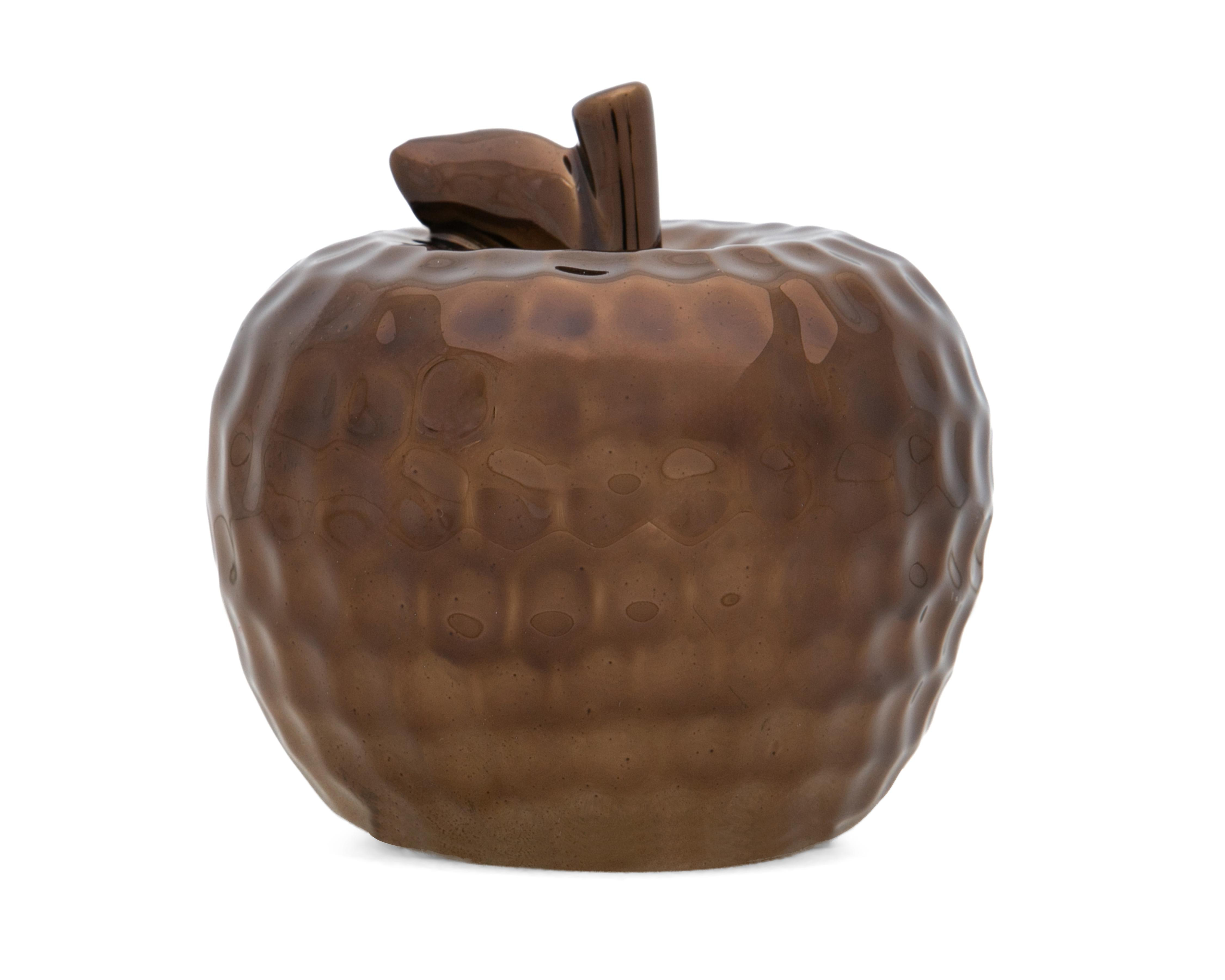 Foto 1 | Escultura de Manzana Apple Bronce de Cerámica