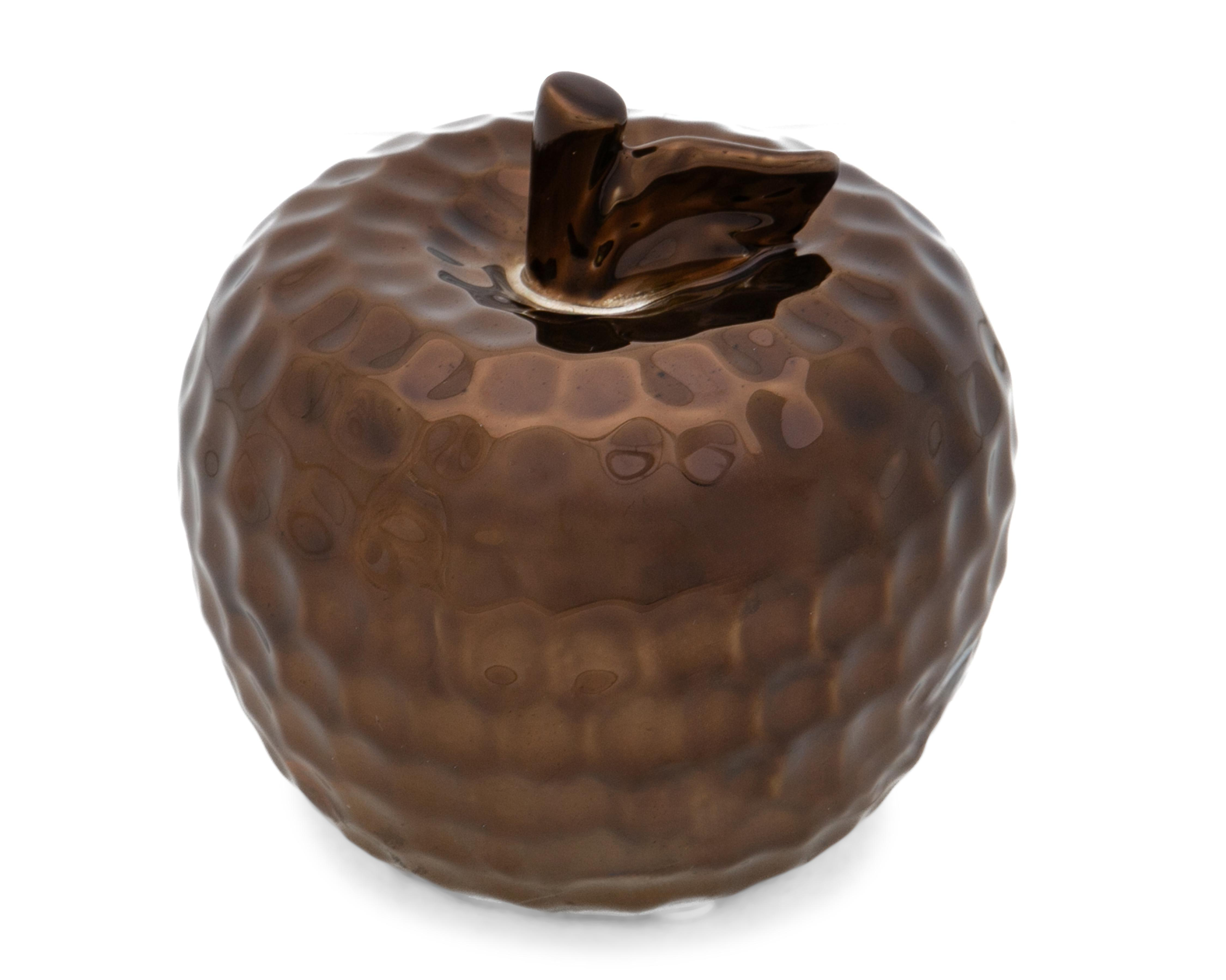 Foto 2 | Escultura de Manzana Apple Bronce de Cerámica