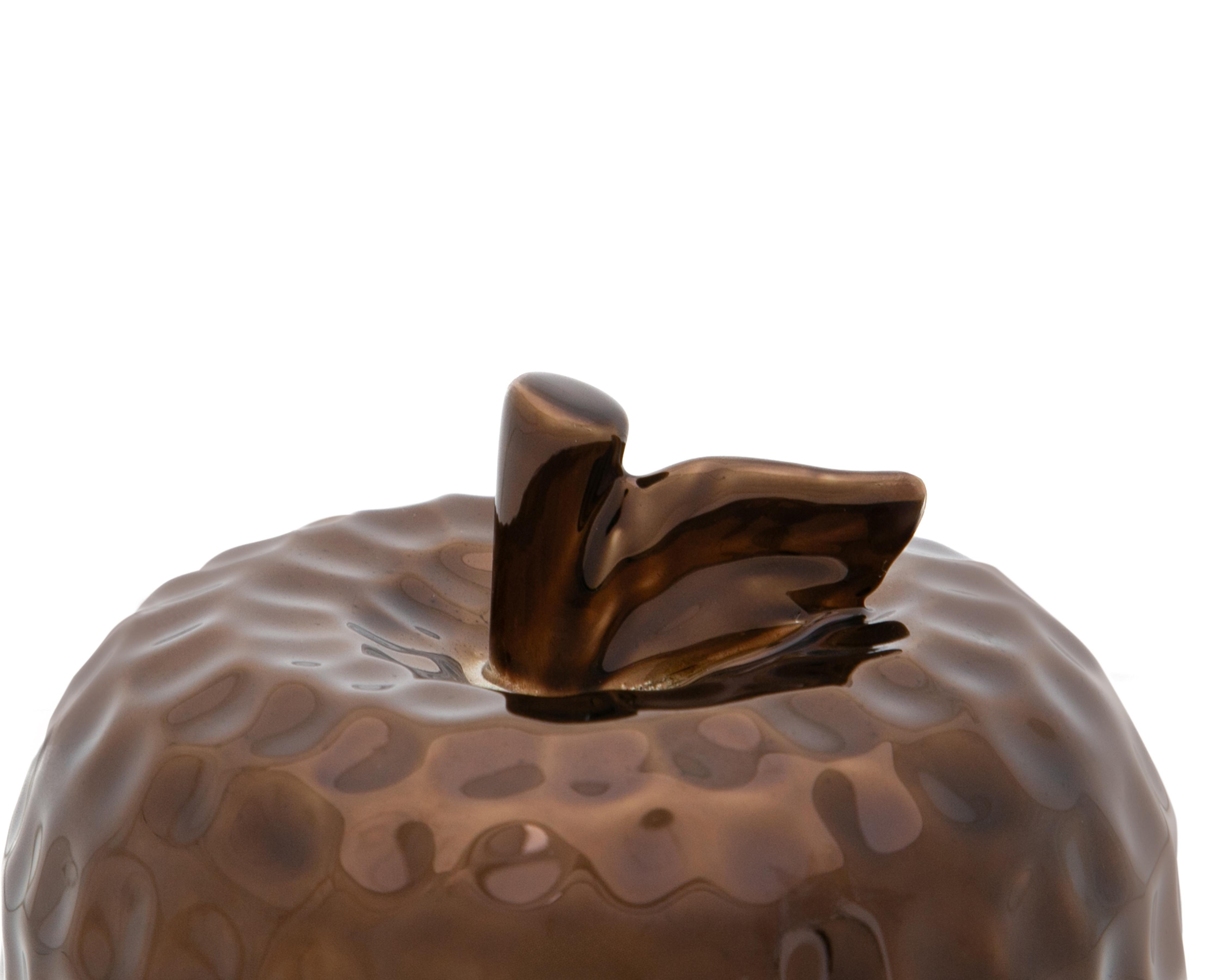 Foto 3 | Escultura de Manzana Apple Bronce de Cerámica