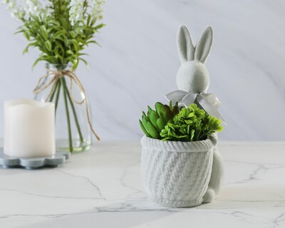 Foto 4 | Suculenta Artificial con Maceta Starhaus 22 cm