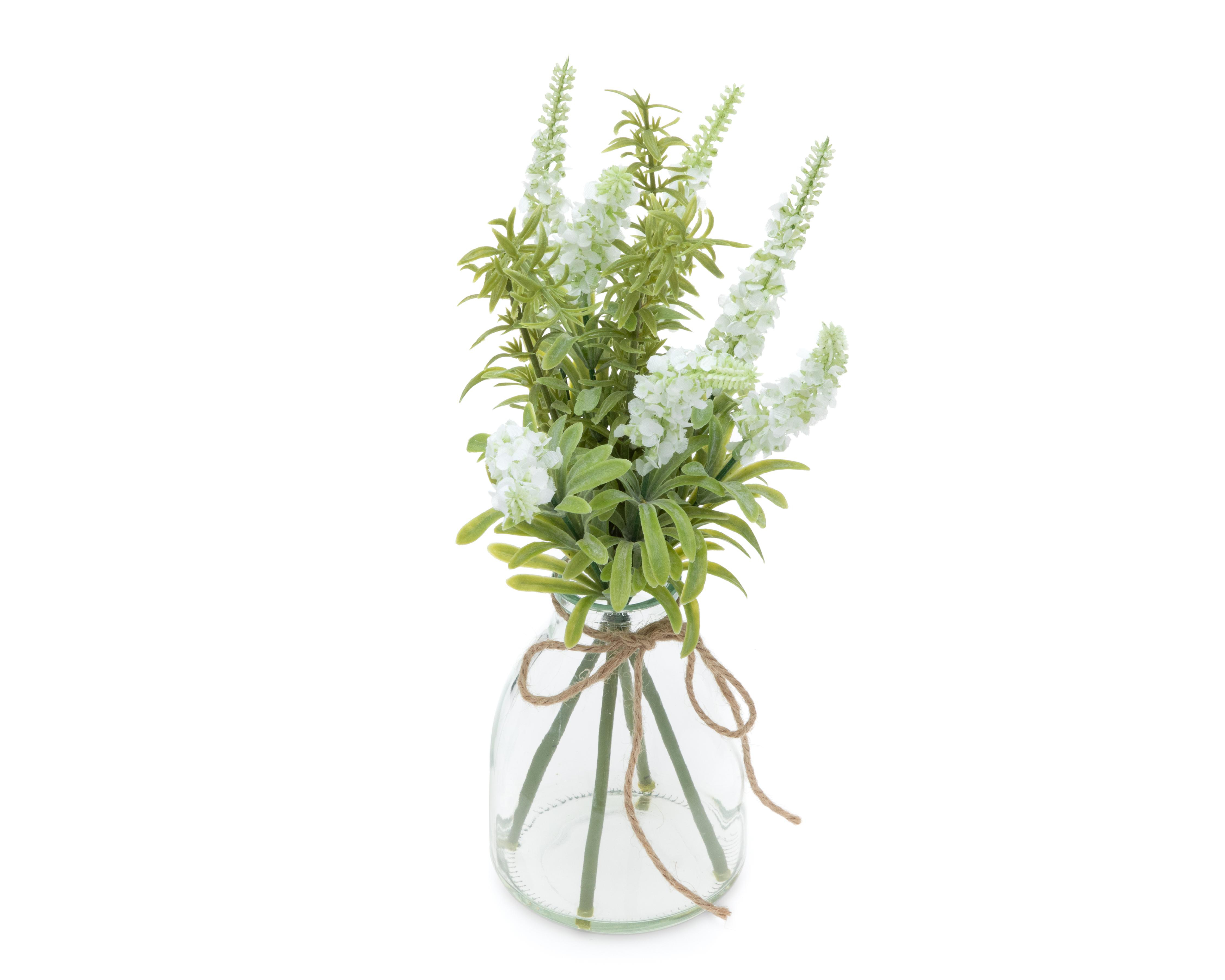 Foto 3 pulgar | Lavanda Artificial Starhaus con Florero 33.5 cm