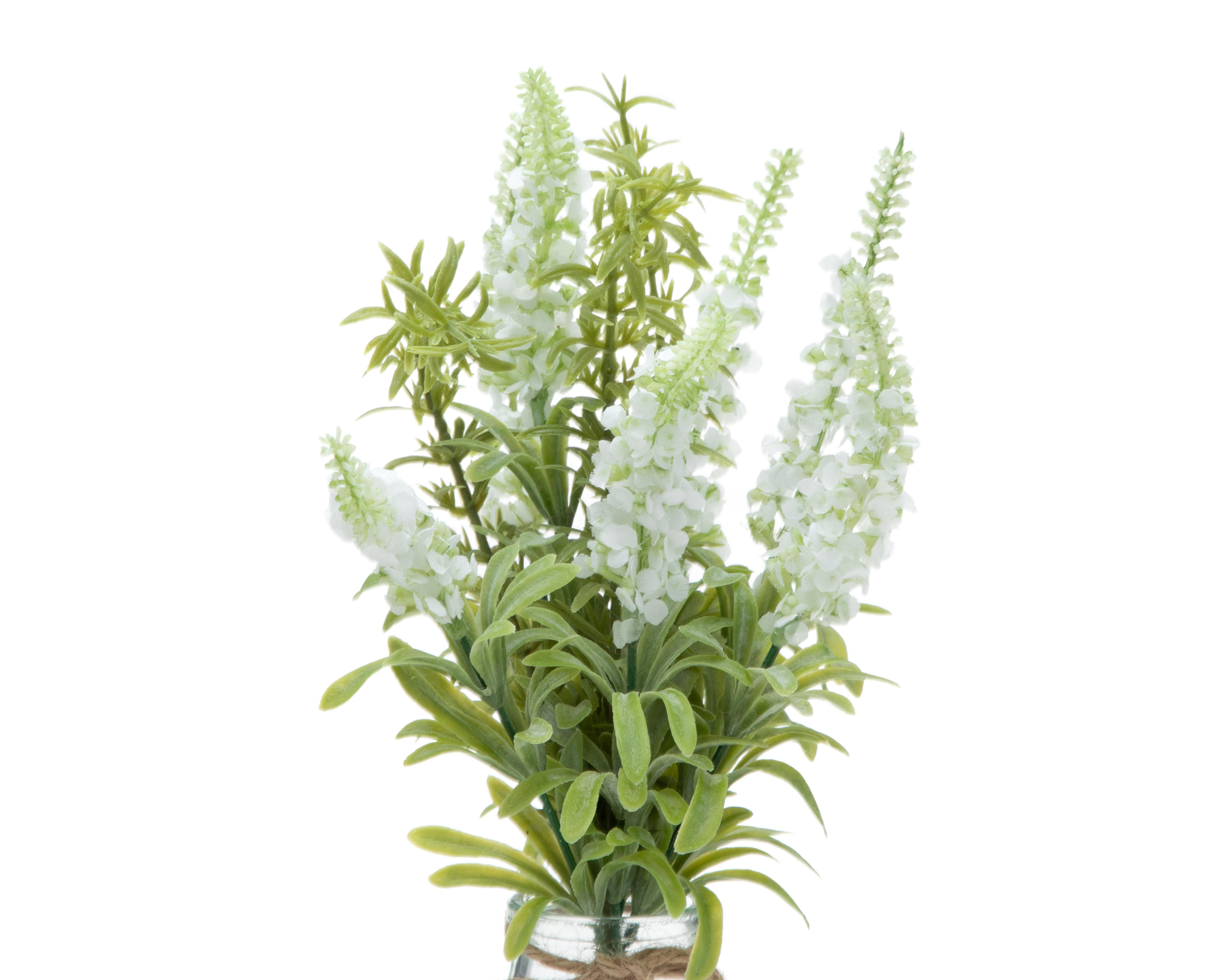 Foto 4 pulgar | Lavanda Artificial Starhaus con Florero 33.5 cm