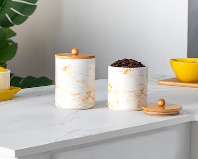 Foto 4 | Contenedor Decorativo Alika de Cerámica