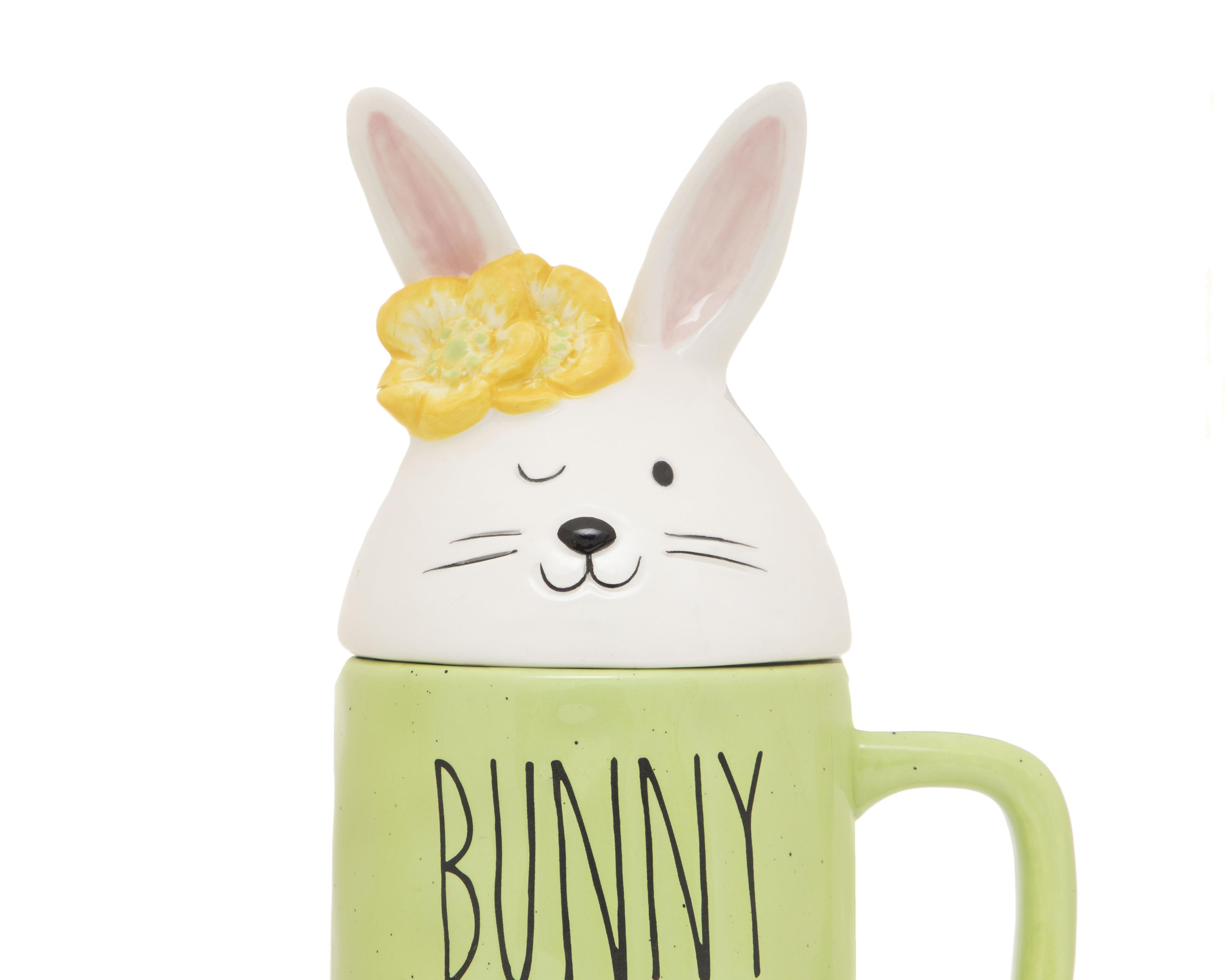 Foto 4 pulgar | Taza con Tapa Decorativa Brentley de Cerámica