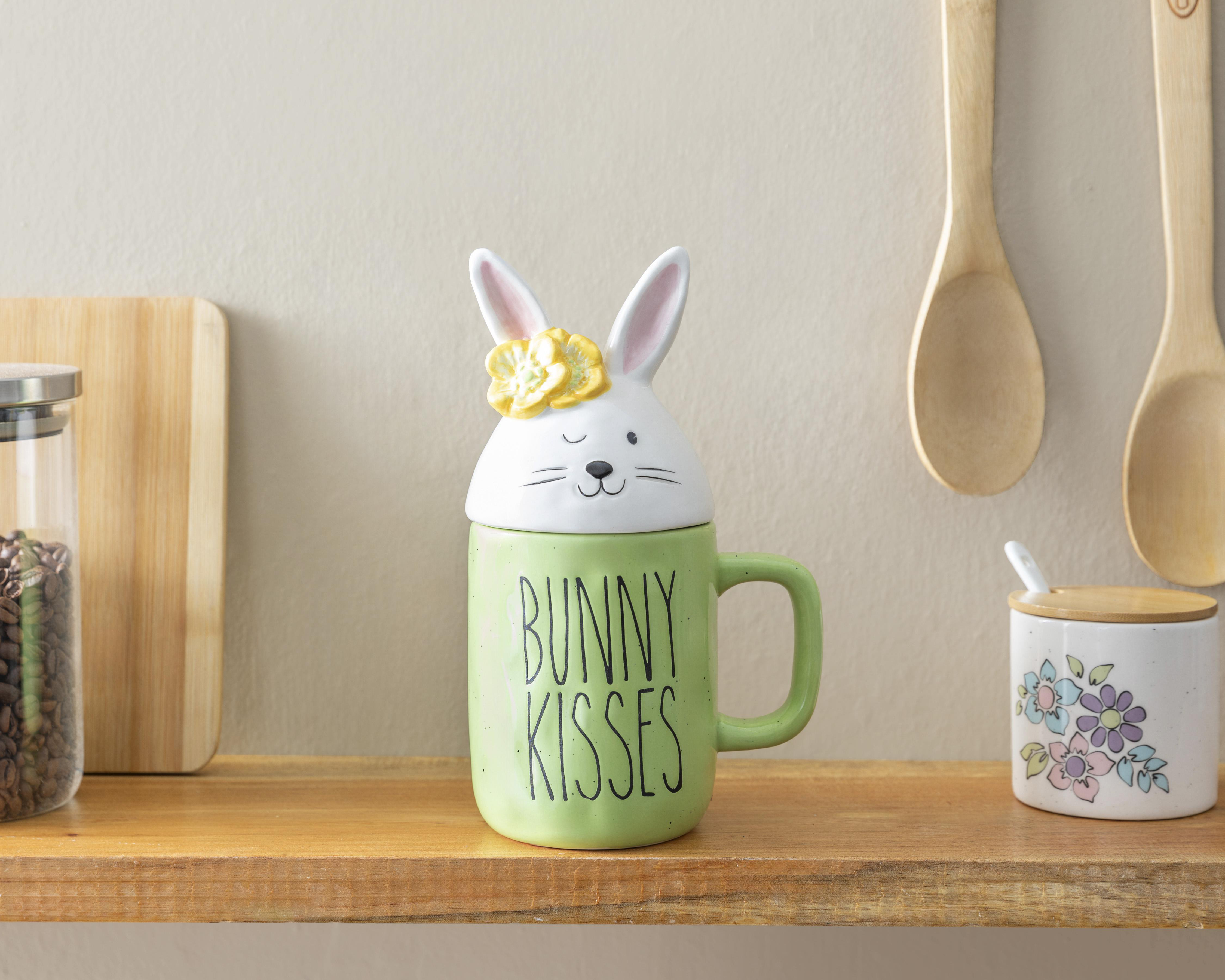 Foto 5 pulgar | Taza con Tapa Decorativa Brentley de Cerámica