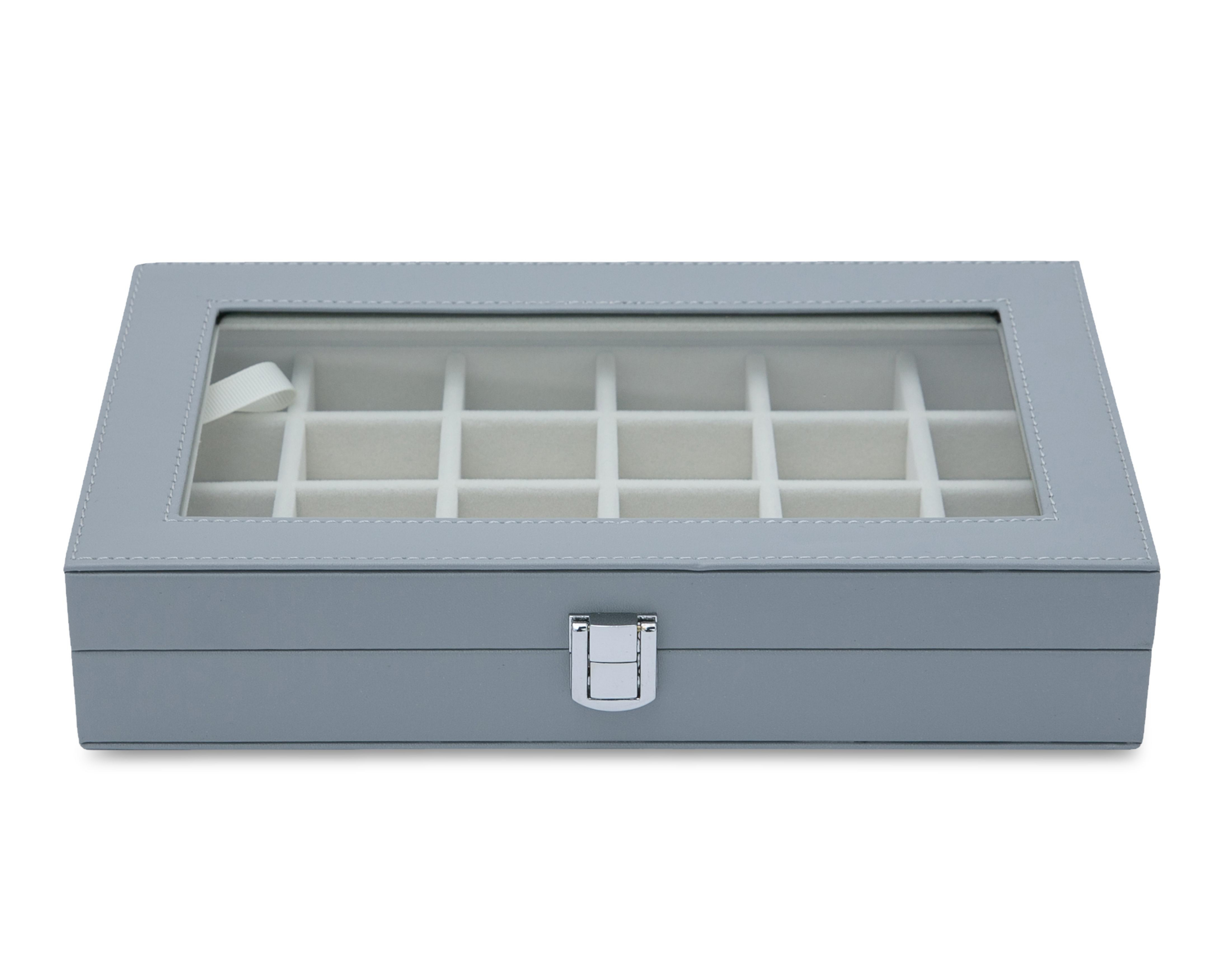Foto 1 | Joyero de Piel Starhaus Gris