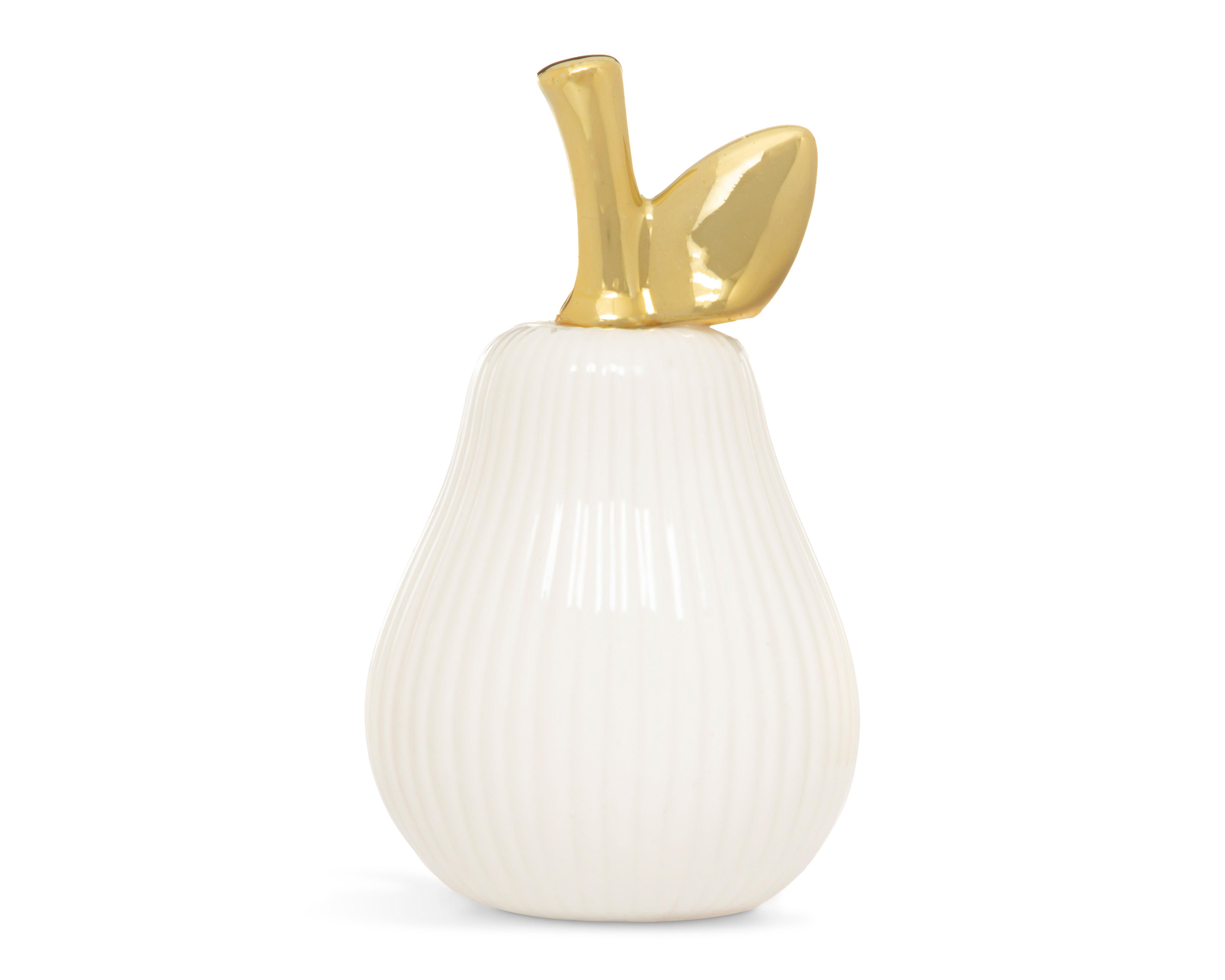 Foto 1 | Escultura de Pera Pear Whi de Cerámica