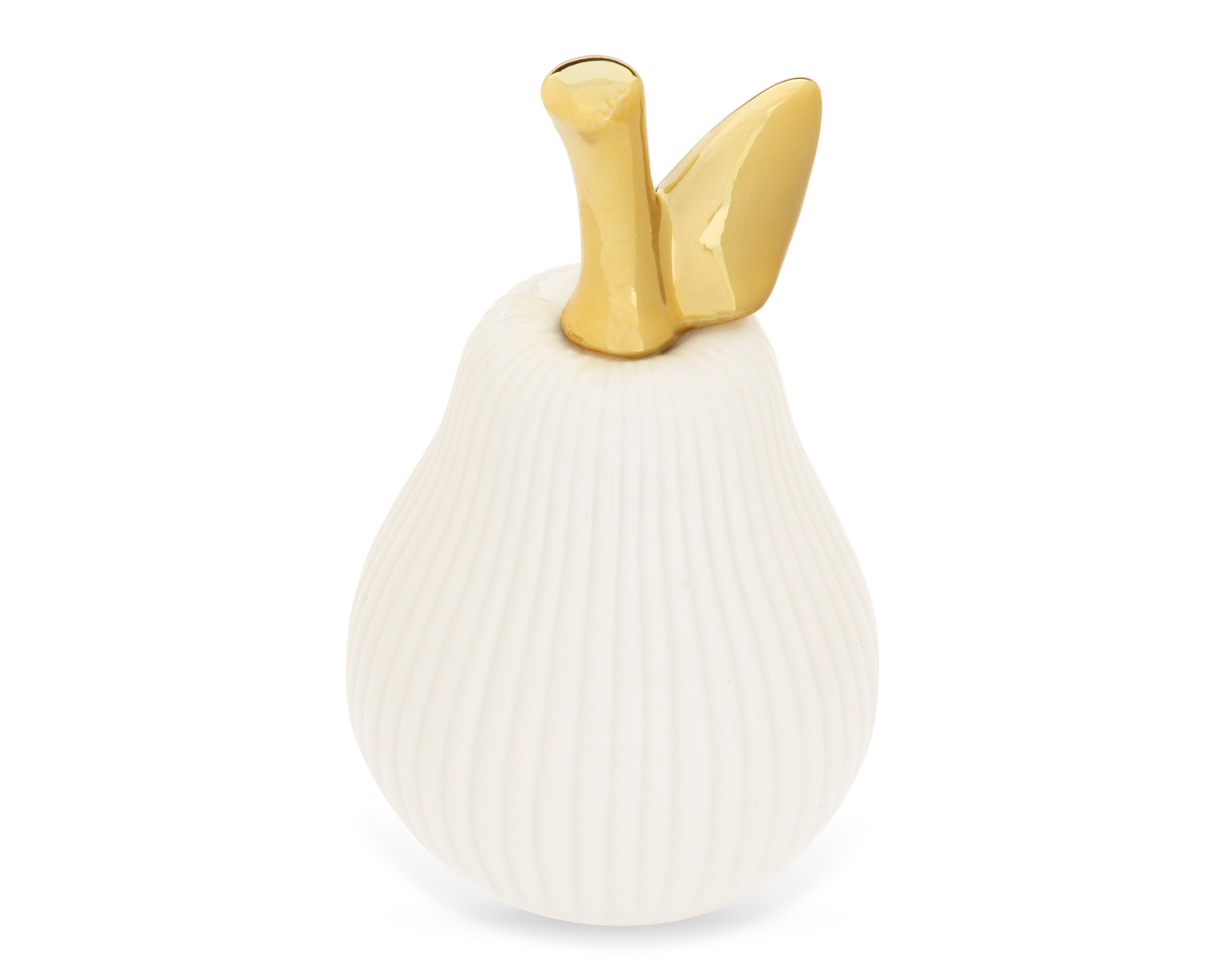 Foto 2 | Escultura de Pera Pear Whi de Cerámica