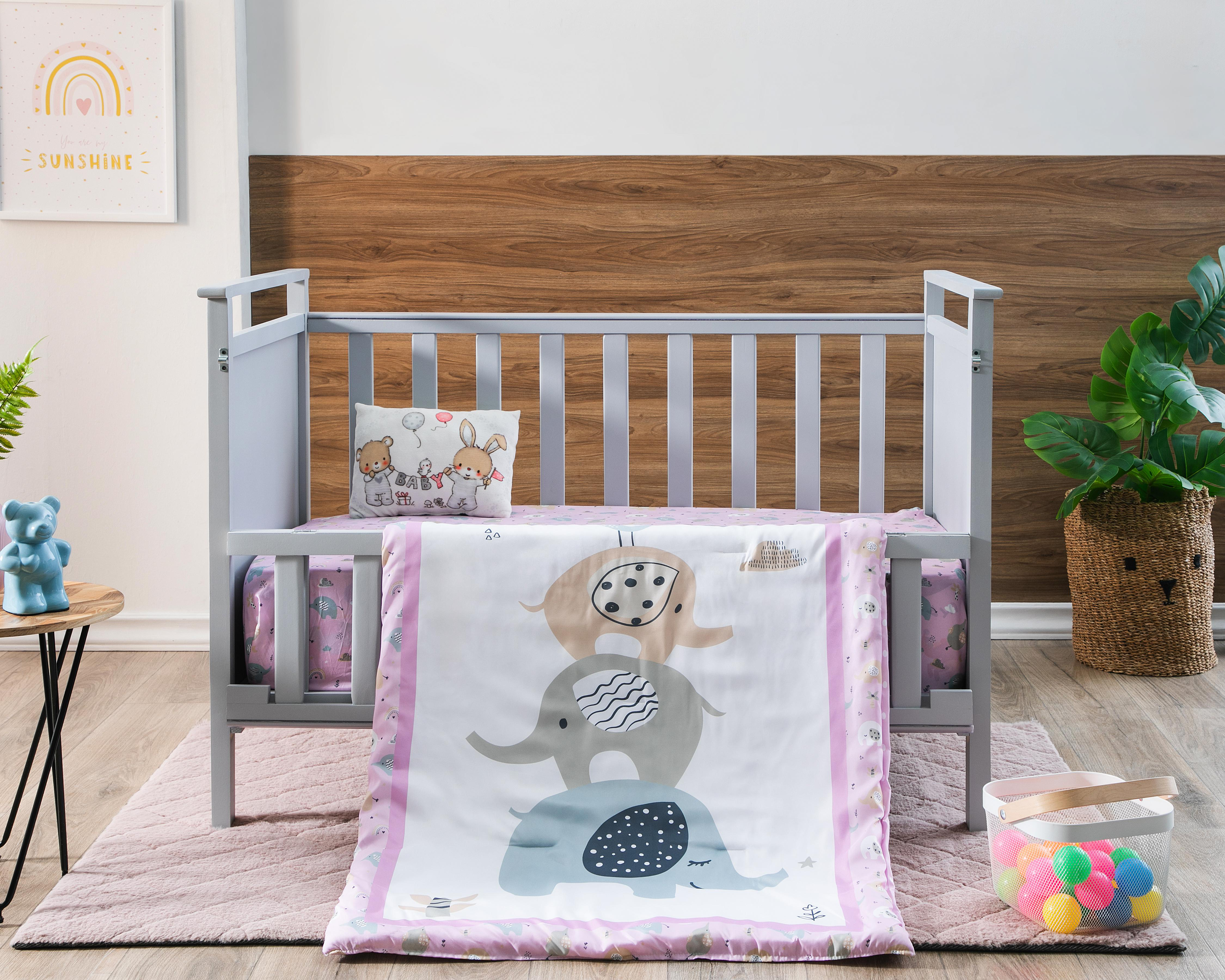 Edredón para Cuna Baby Colors Abian Multicolor 3 Piezas