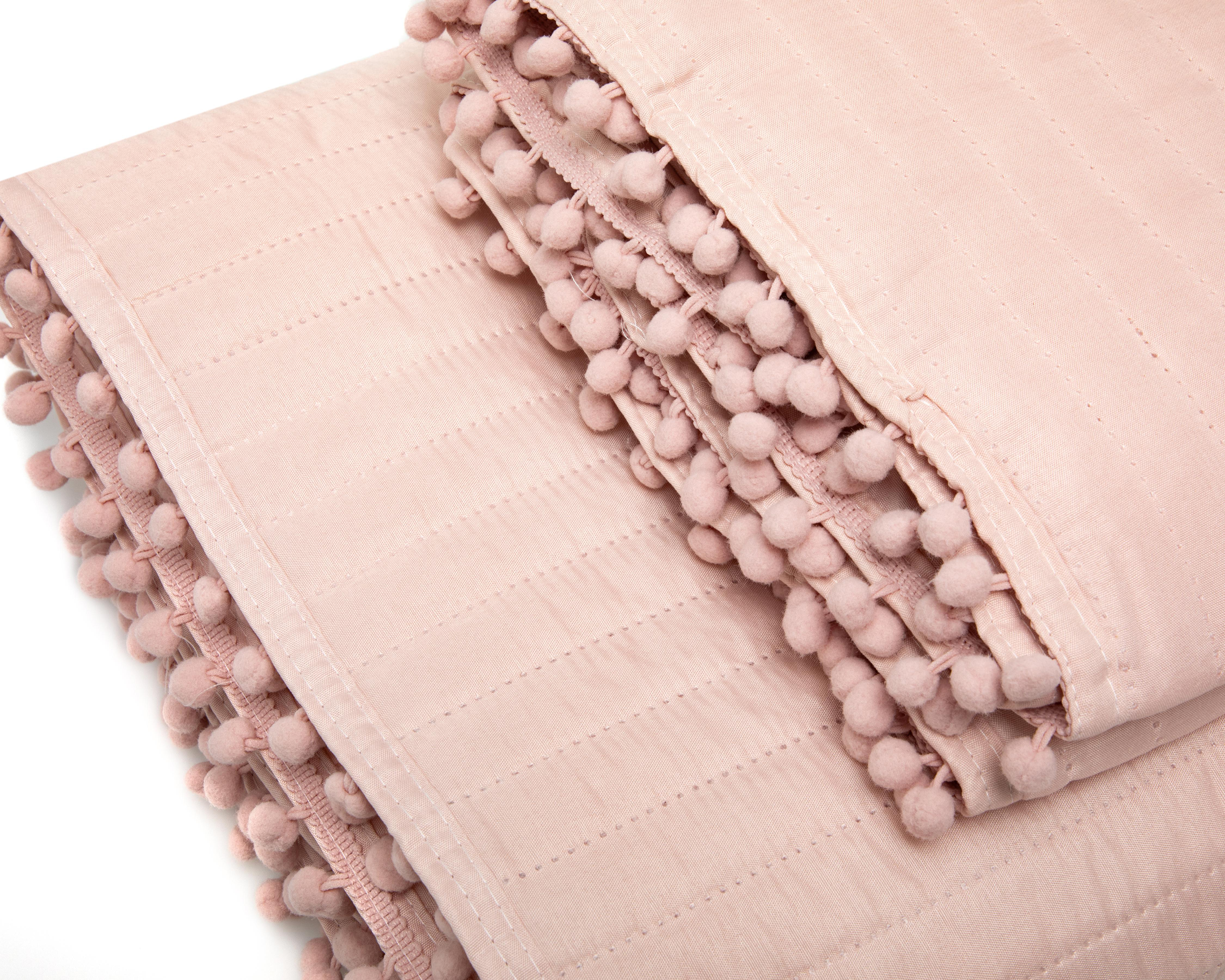 Foto 4 pulgar | Colcha Matrimonial con Fundas para Almohada Starhaus Emeric Rosa 3 Piezas