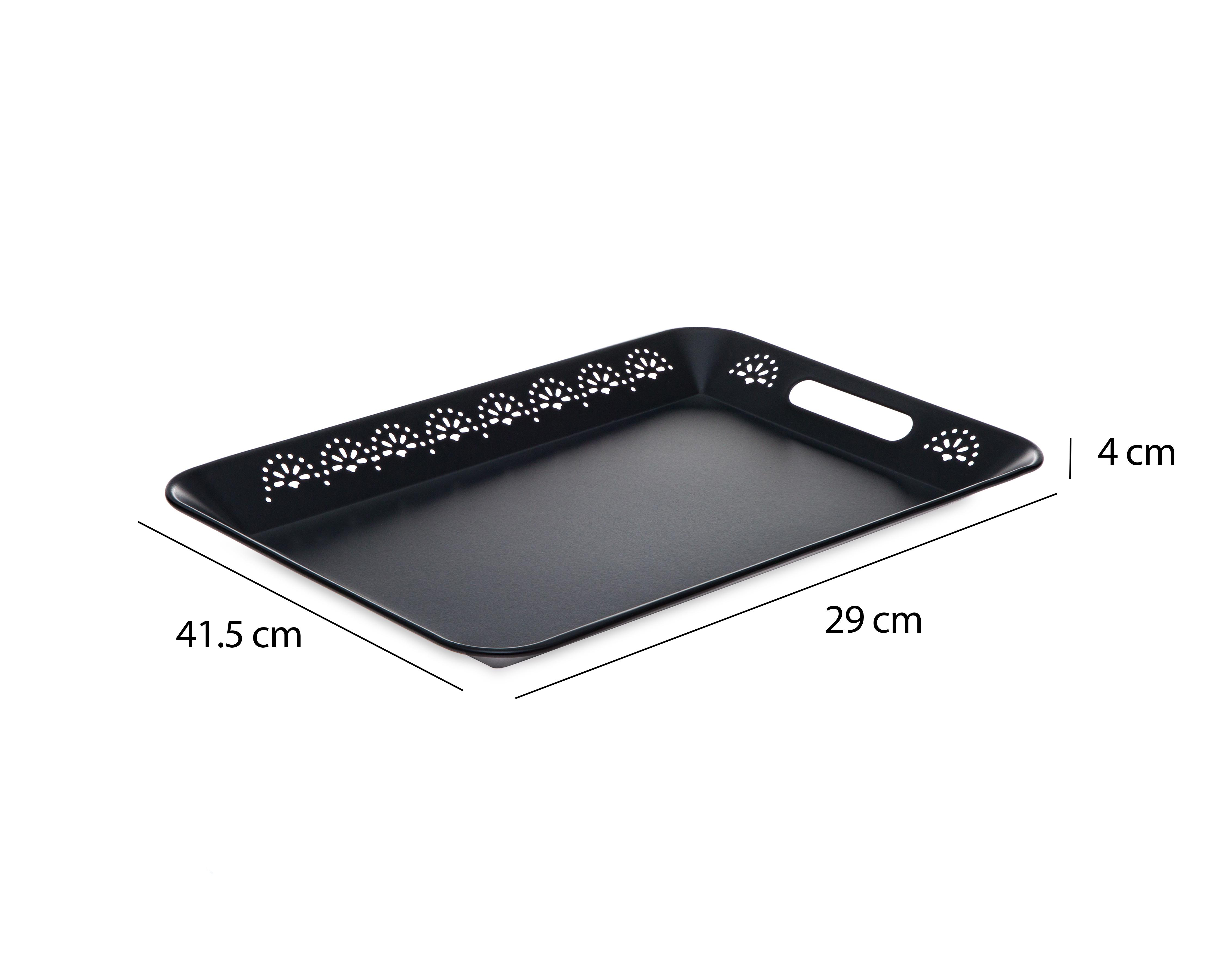 Foto 5 | Charola Rectangular Balam de Metal