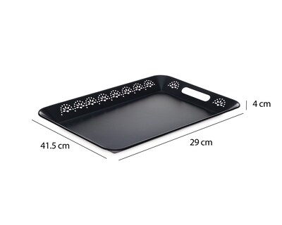 Foto 5 | Charola Rectangular Balam de Metal