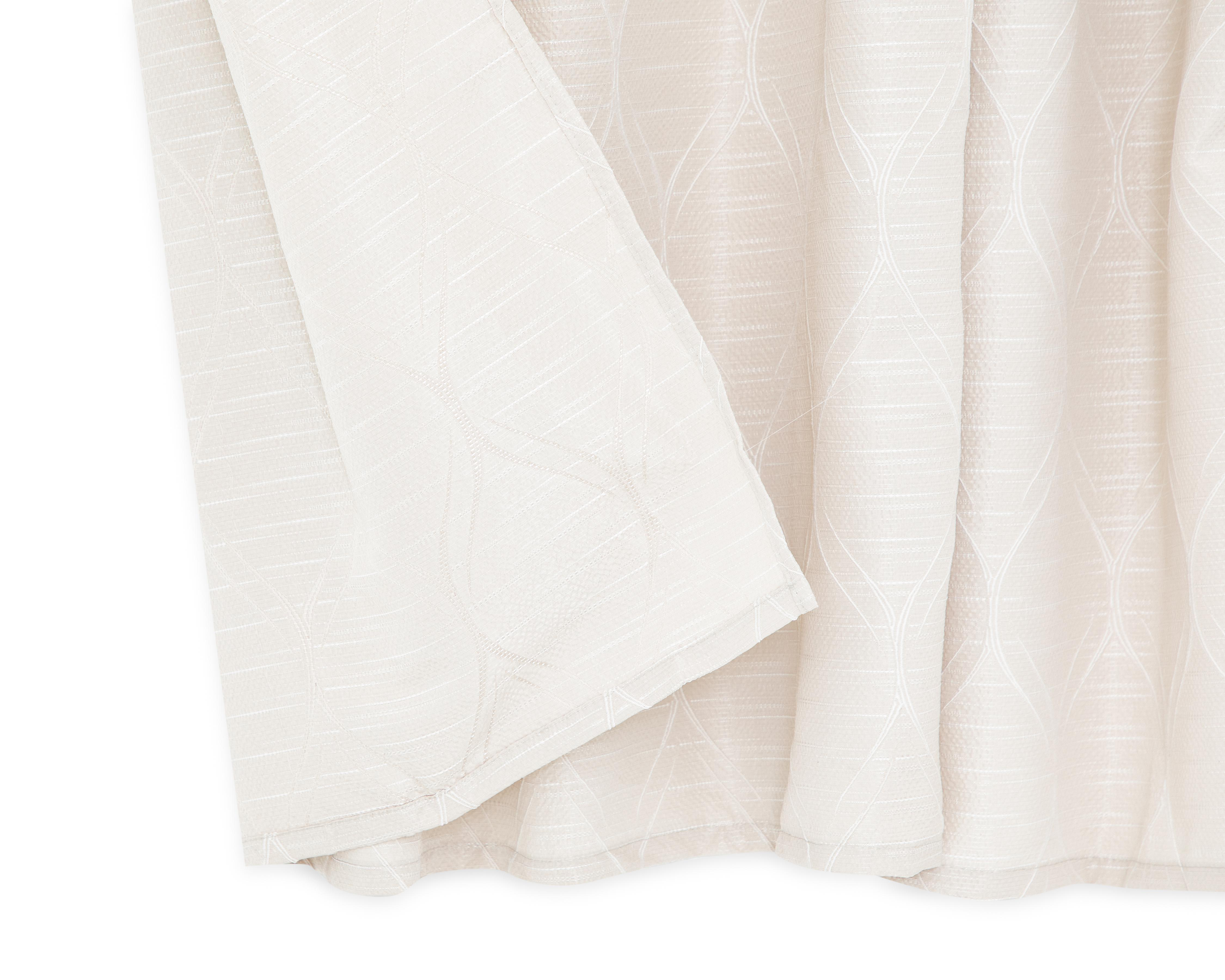 Foto 3 | Cortina Uken 137 x 225 cm Beige