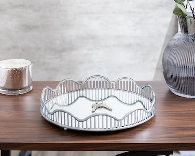 Foto 4 | Charola Decorativa Circular Yenay de Metal