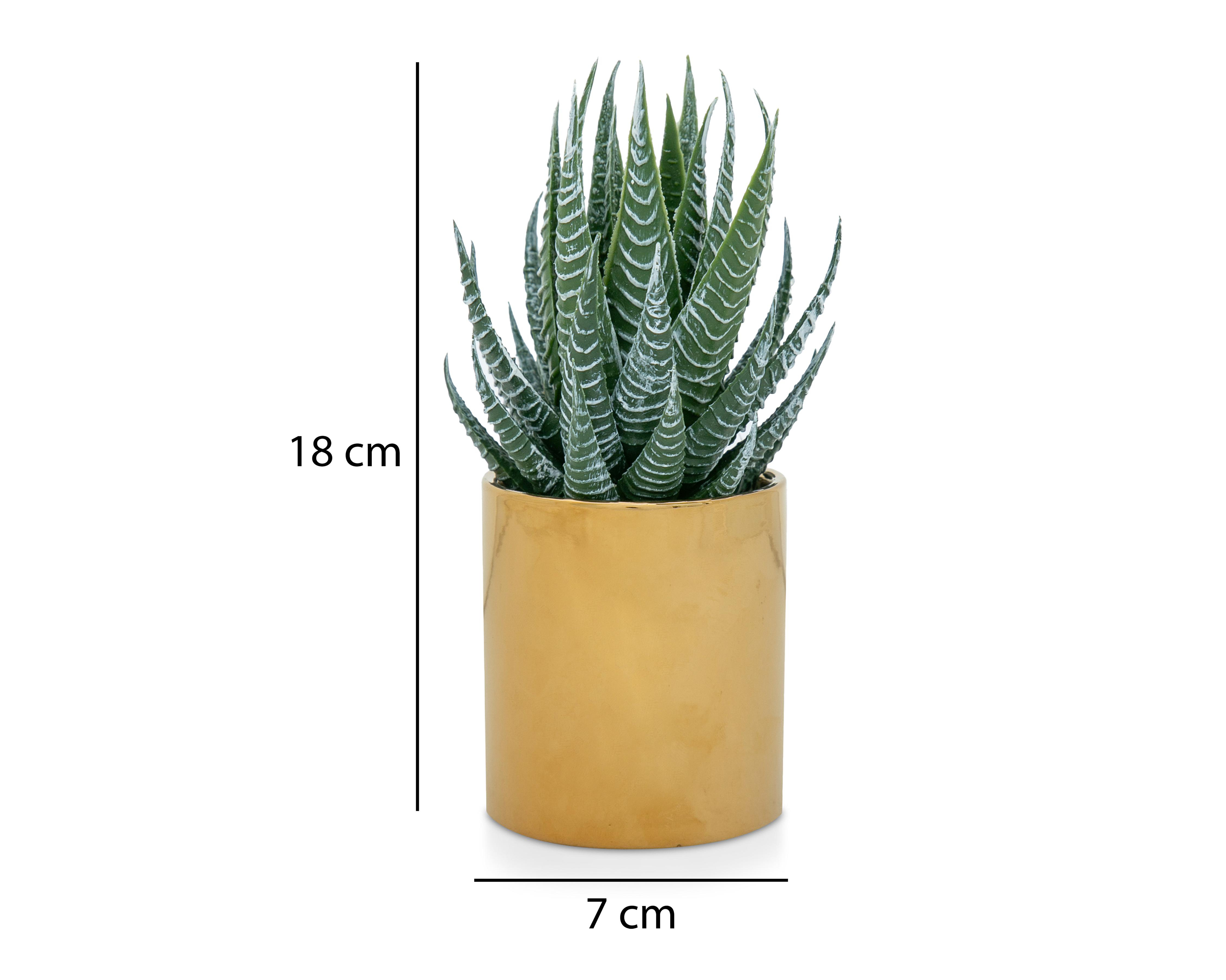Foto 5 | Aloe Vera Artificial con Maceta 18 cm