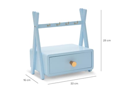 Foto 7 | Joyero de Madera Starhaus Azul