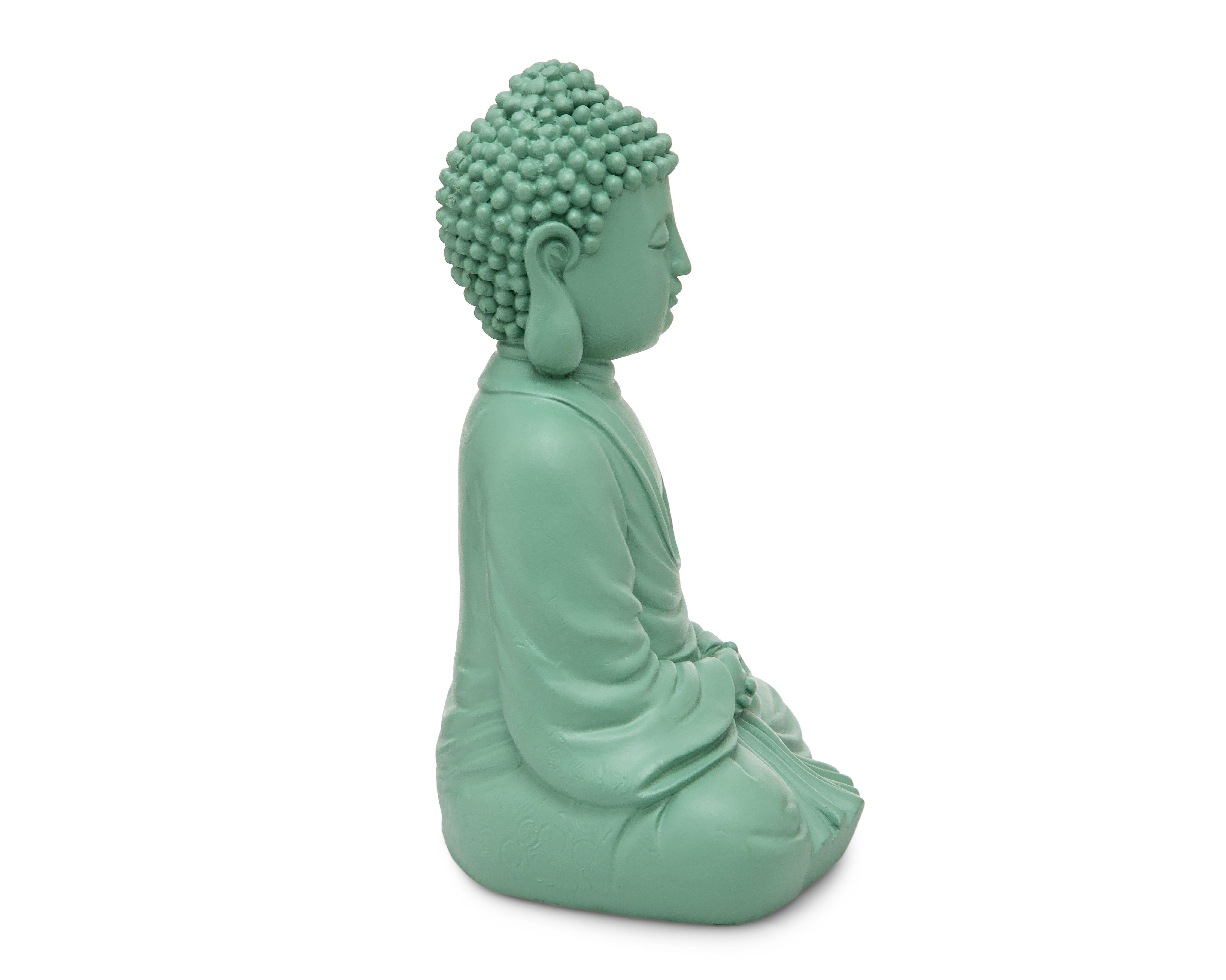 Foto 4 pulgar | Escultura de Buda de Poliresina