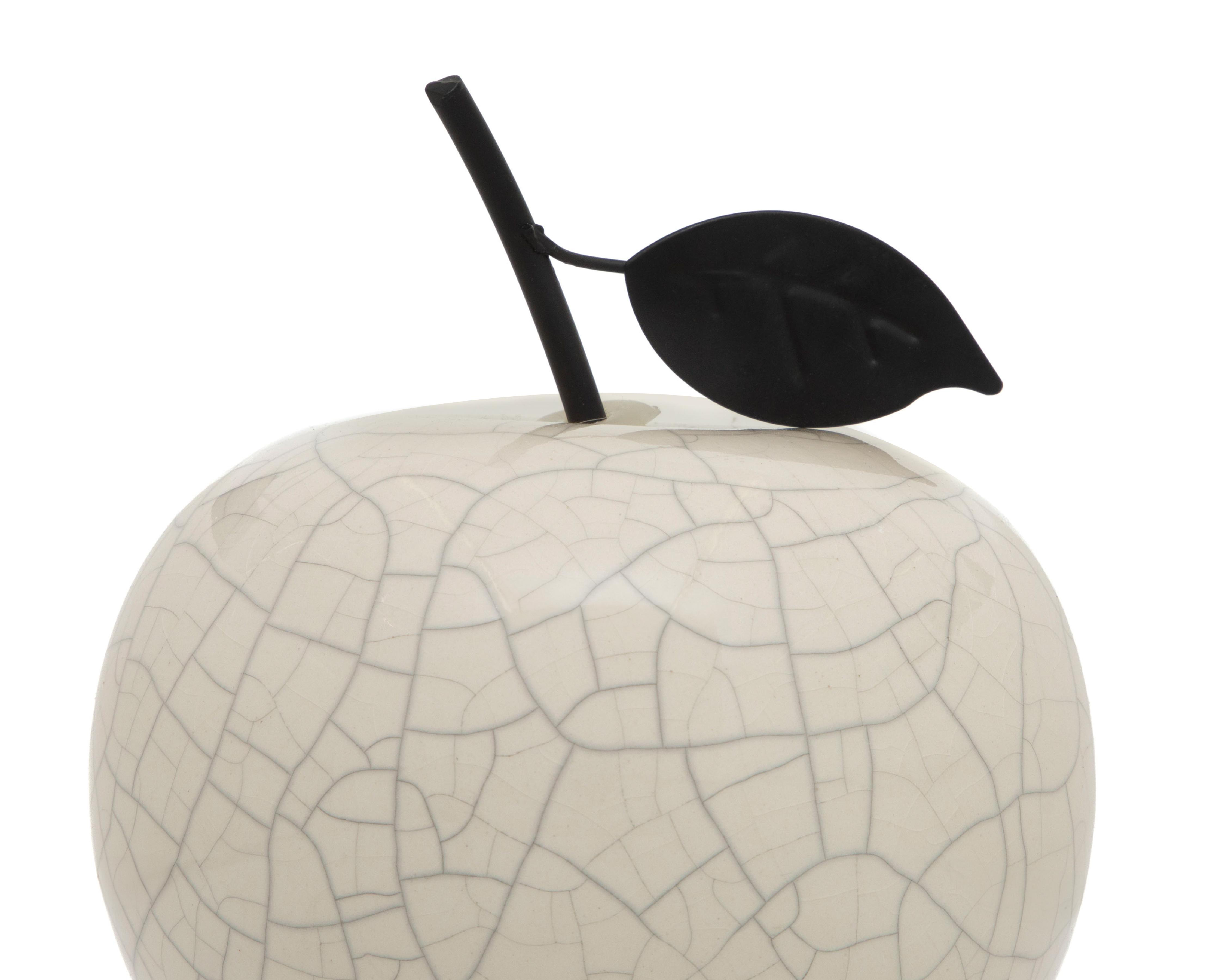 Foto 4 pulgar | Escultura de Manzana Manzal de Cerámica