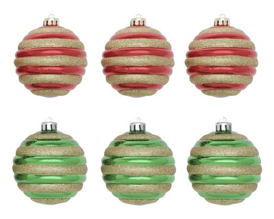 Foto 1 | Esferas Navideñas Tradi 6 Piezas