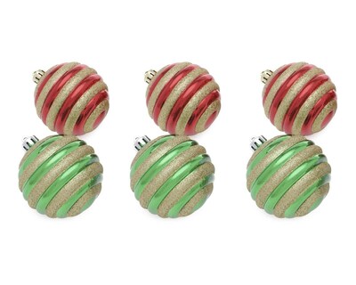 Foto 2 | Esferas Navideñas Tradi 6 Piezas