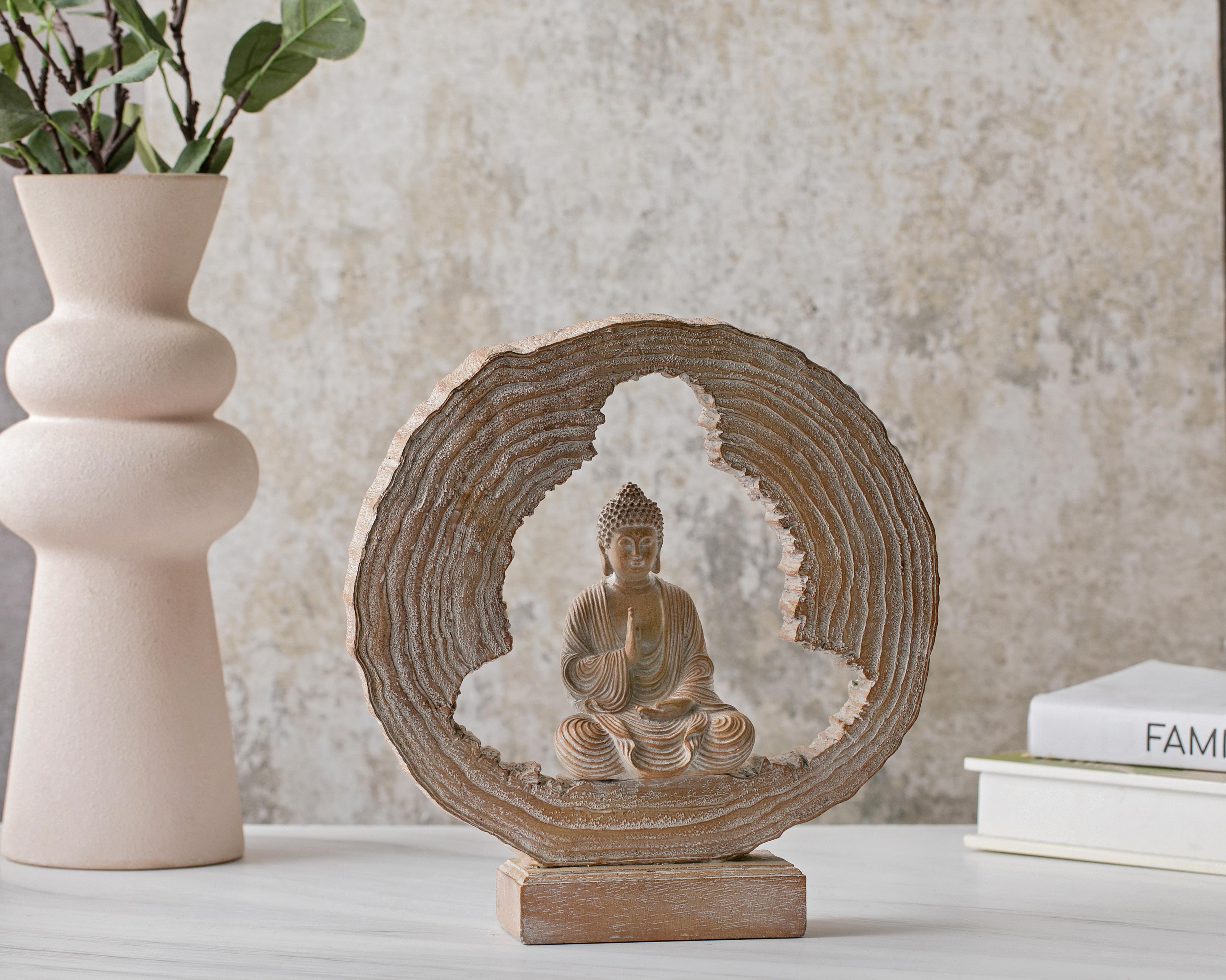Foto 4 | Escultura de Buda Buddah de Cerámica