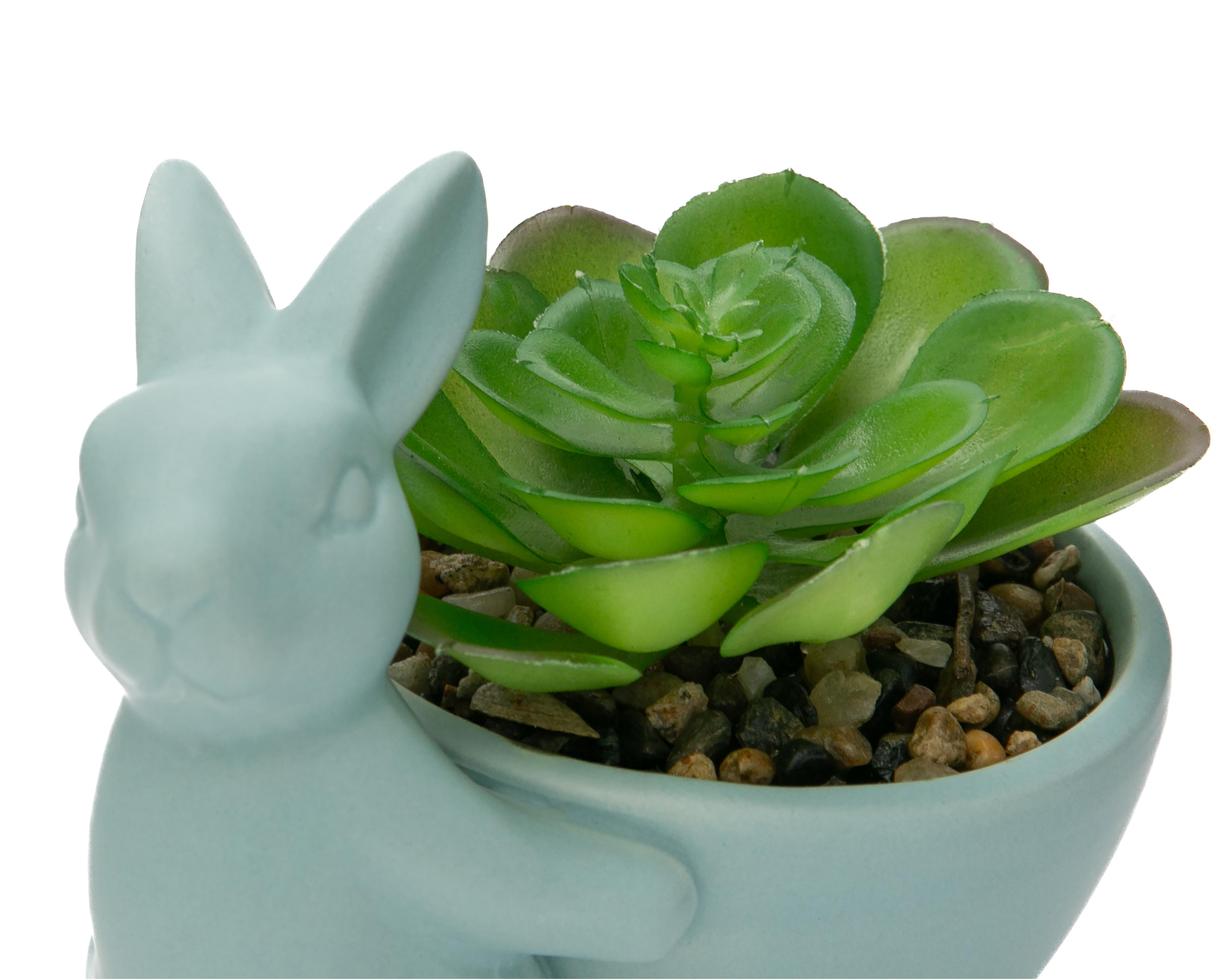 Foto 4 pulgar | Suculenta Artificial con Maceta Starhaus 10 cm