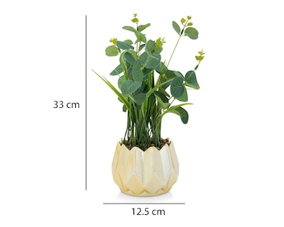 Foto 5 | Eucalipto Artificial con Maceta Starhaus 33 cm