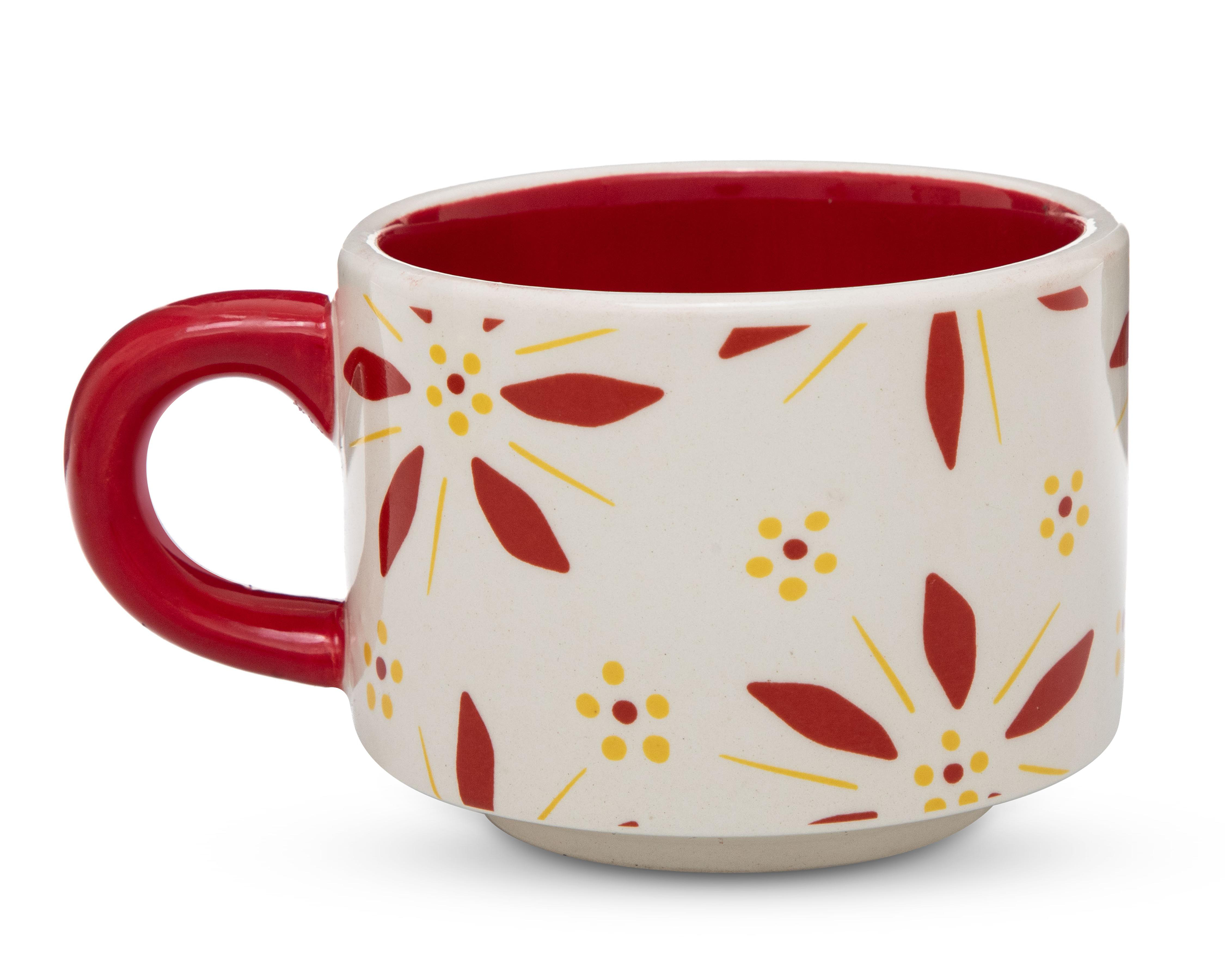 Foto 4 pulgar | Taza de Cerámica Starhaus 4 Piezas