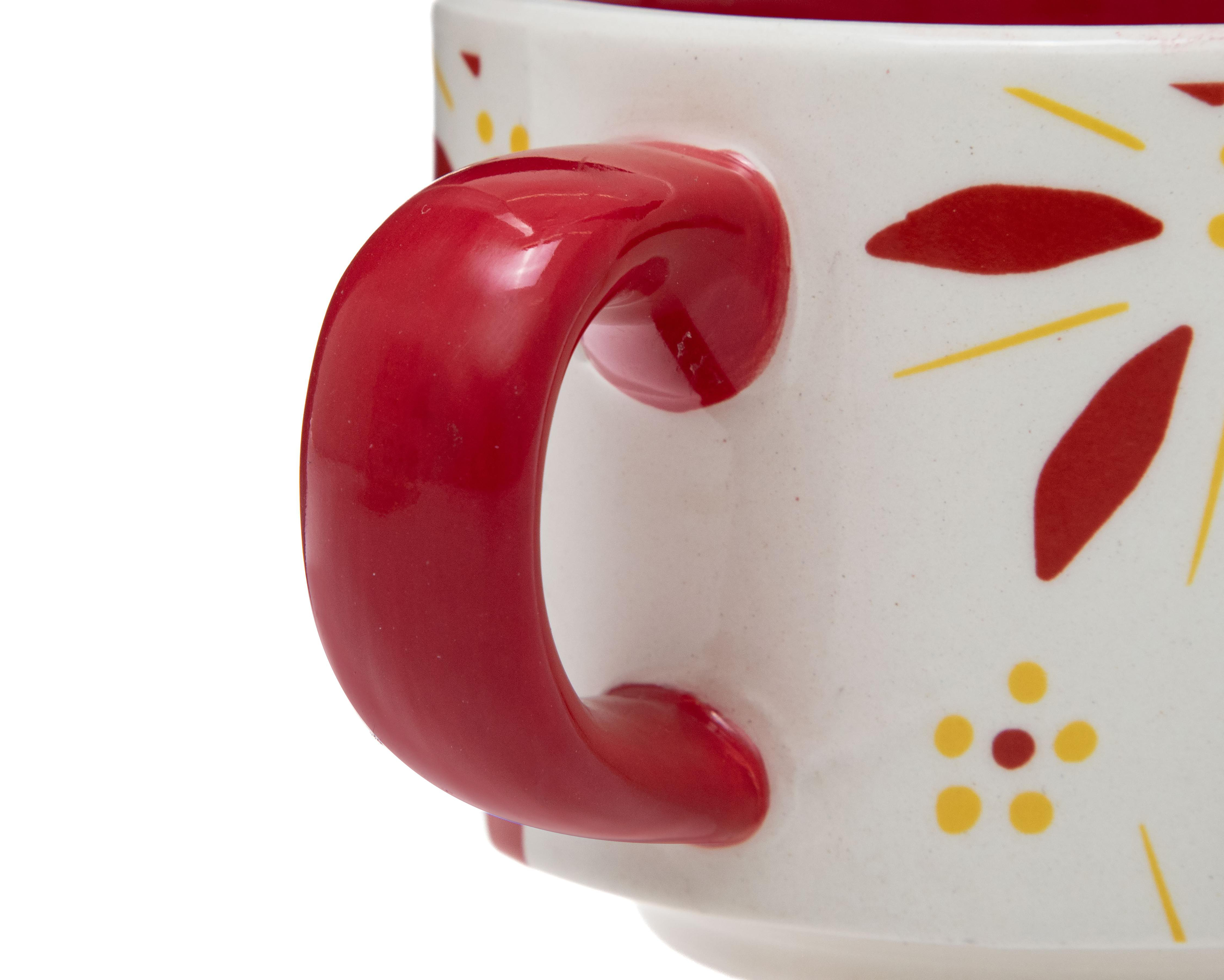 Foto 5 pulgar | Taza de Cerámica Starhaus 4 Piezas