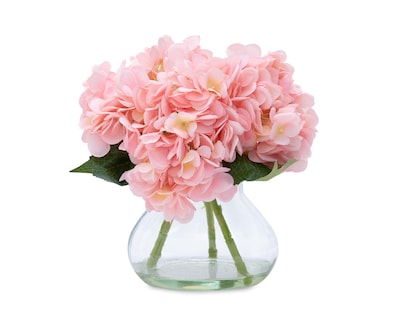 Foto 1 | Hortensia Artificial con Florero Starhaus 24 cm