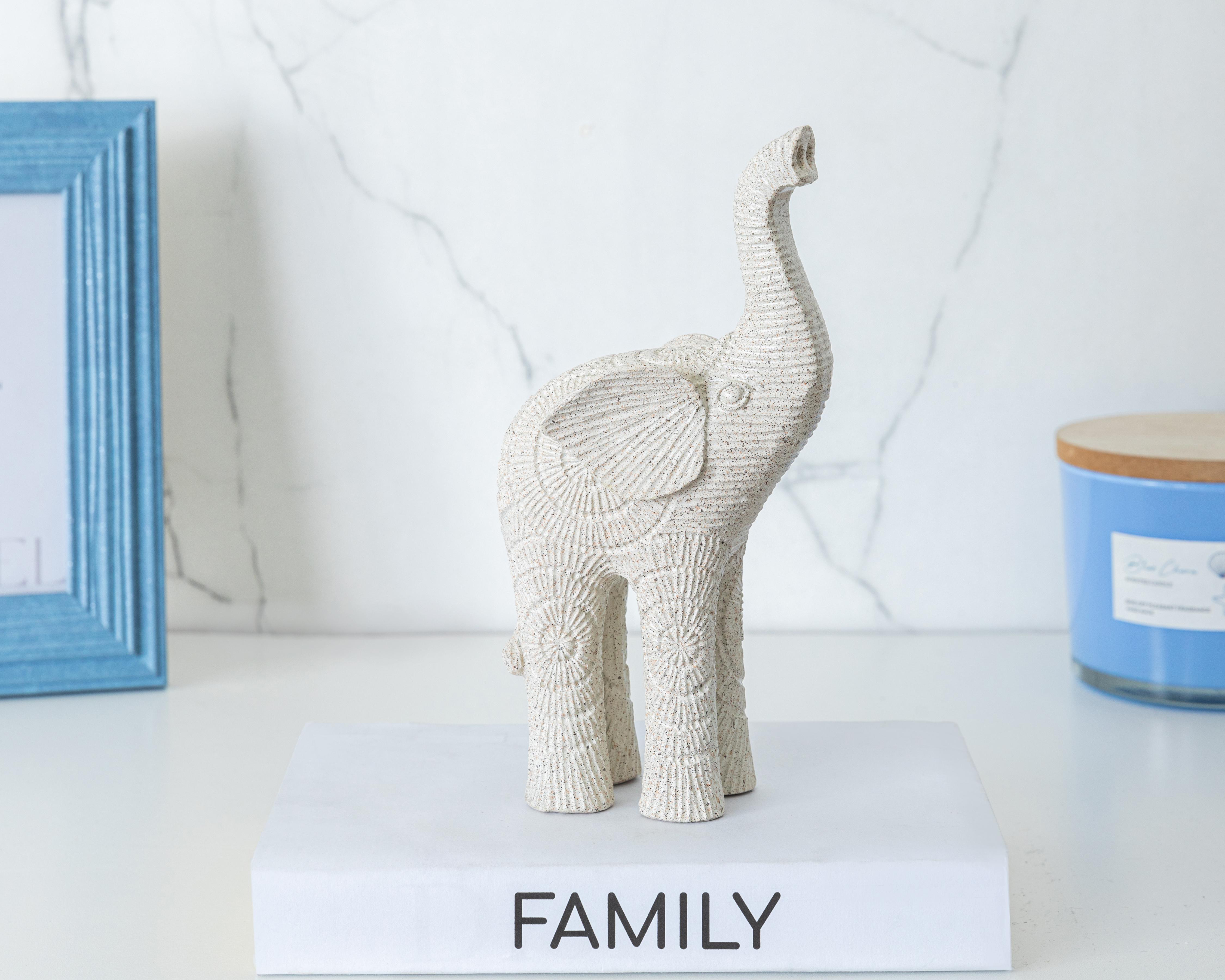 Foto 4 | Escultura de Elefante Olif de Poliresina