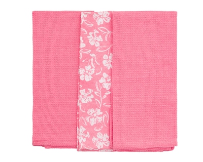 Foto 1 | Toalla de Cocina Marine Rosa 3 Piezas