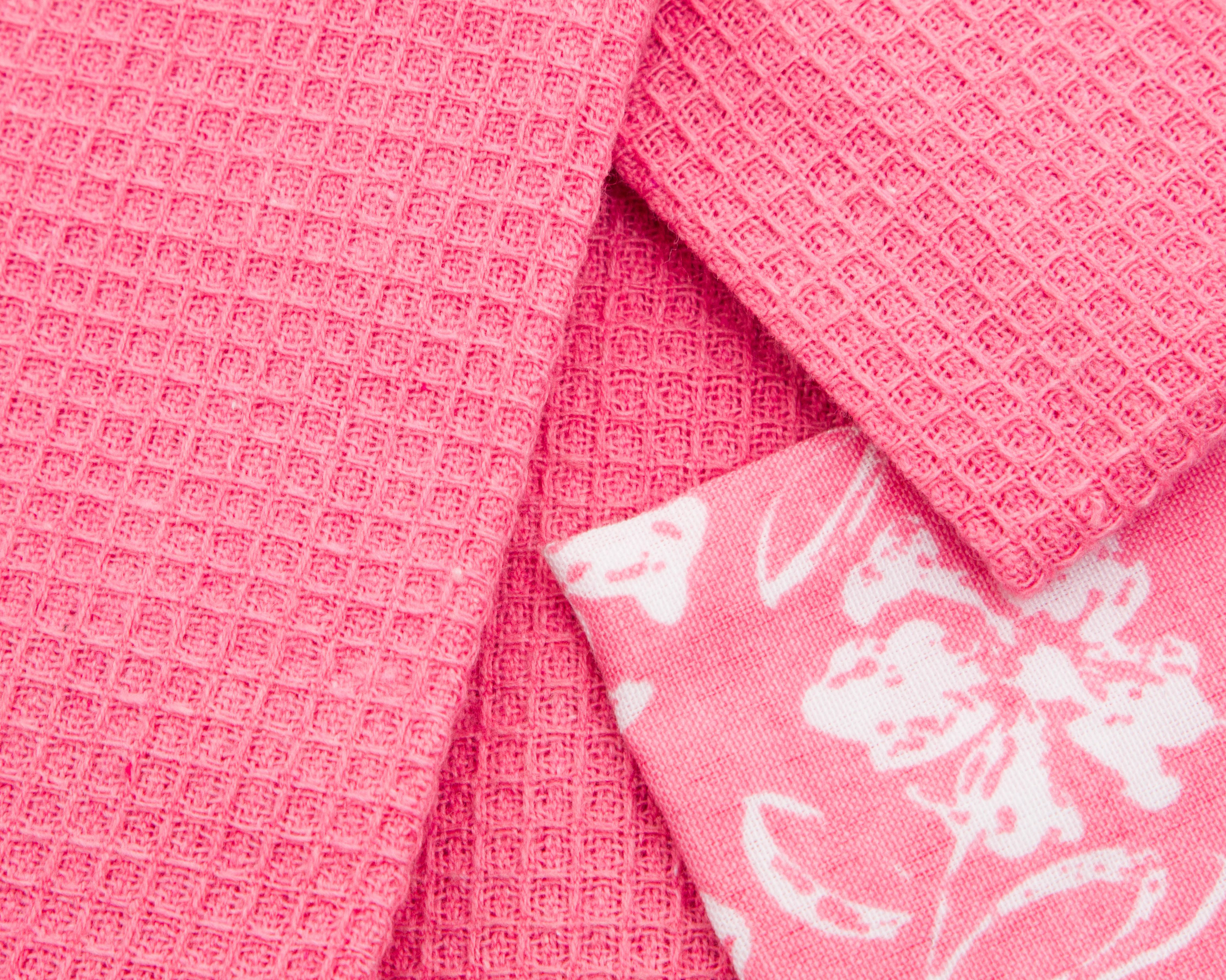Foto 3 | Toalla de Cocina Marine Rosa 3 Piezas