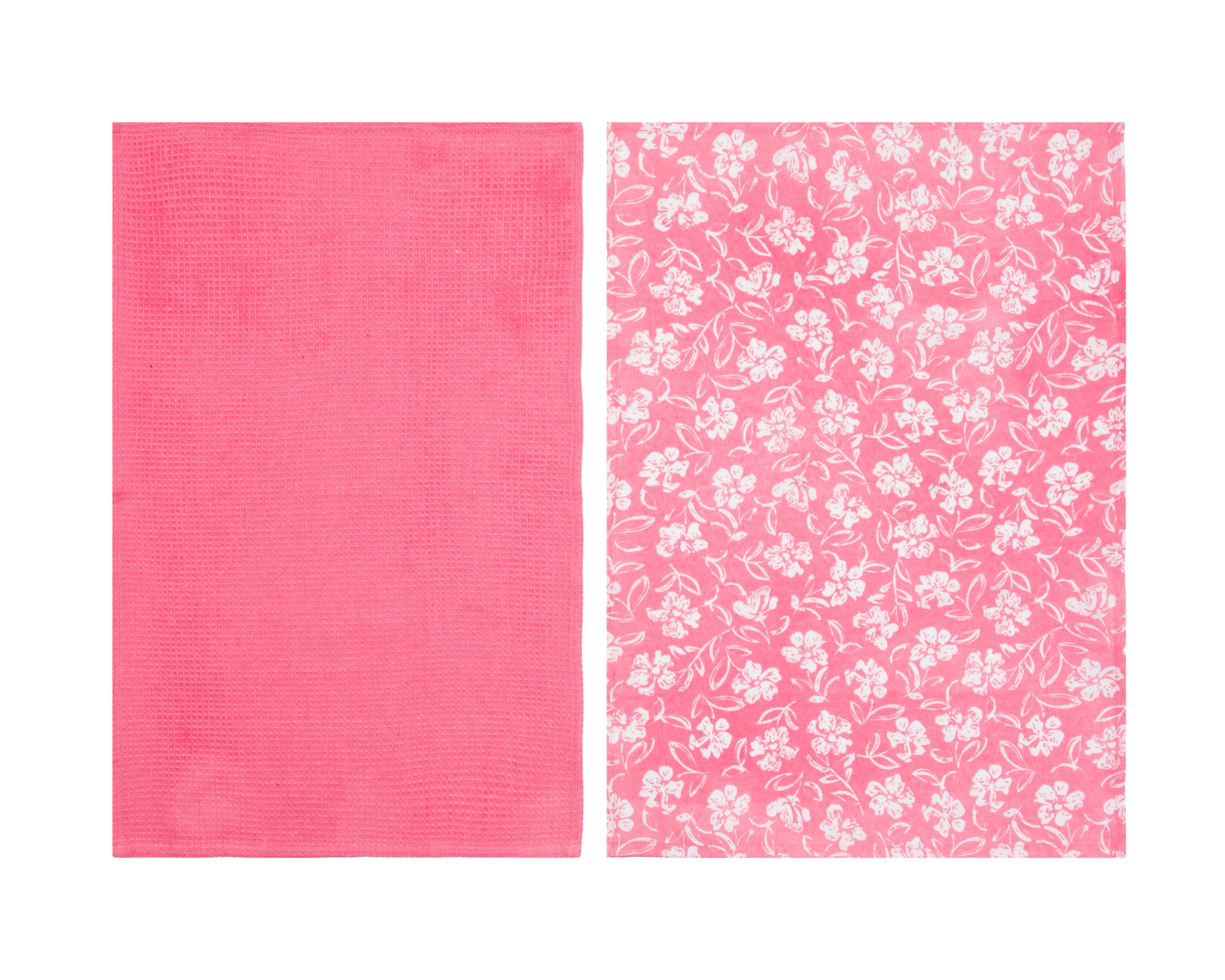 Foto 4 | Toalla de Cocina Marine Rosa 3 Piezas