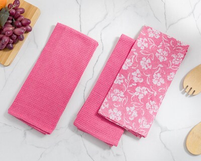 Foto 5 | Toalla de Cocina Marine Rosa 3 Piezas