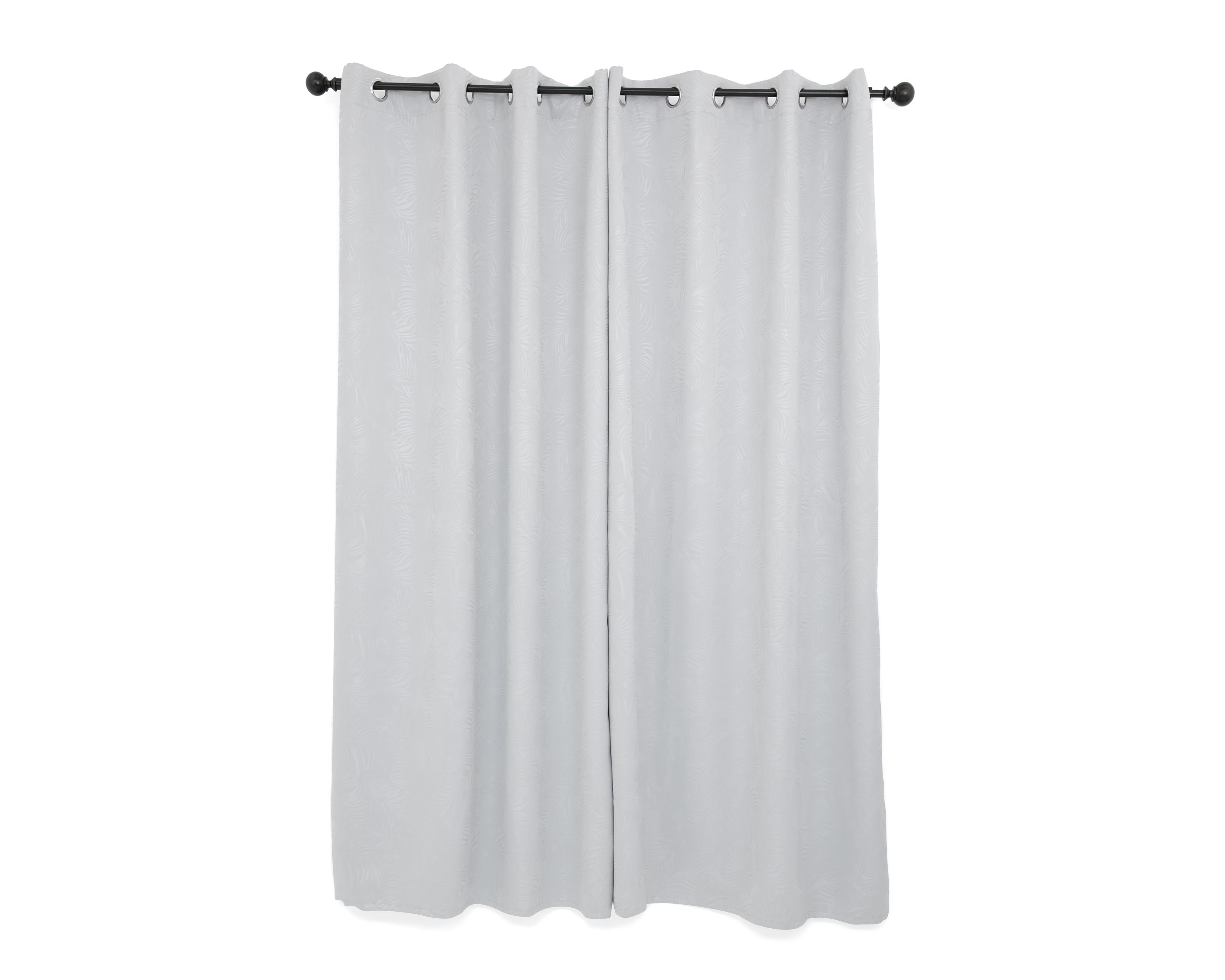 Foto 3 pulgar | Cortina Keily 140 x 225 cm Gris