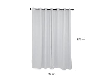 Foto 5 | Cortina Keily 140 x 225 cm Gris