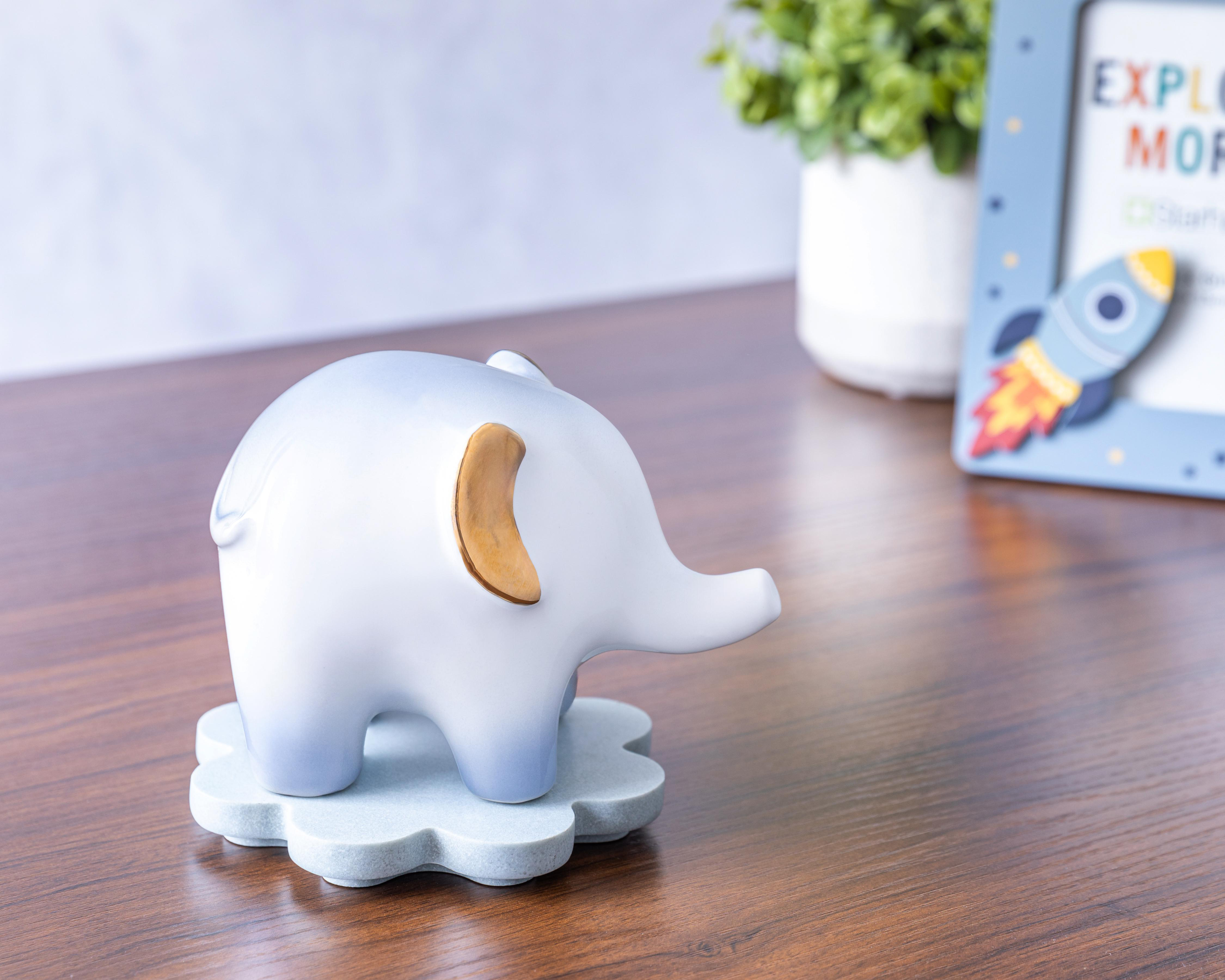 Foto 5 | Escultura de Elefante Bunty de Cerámica