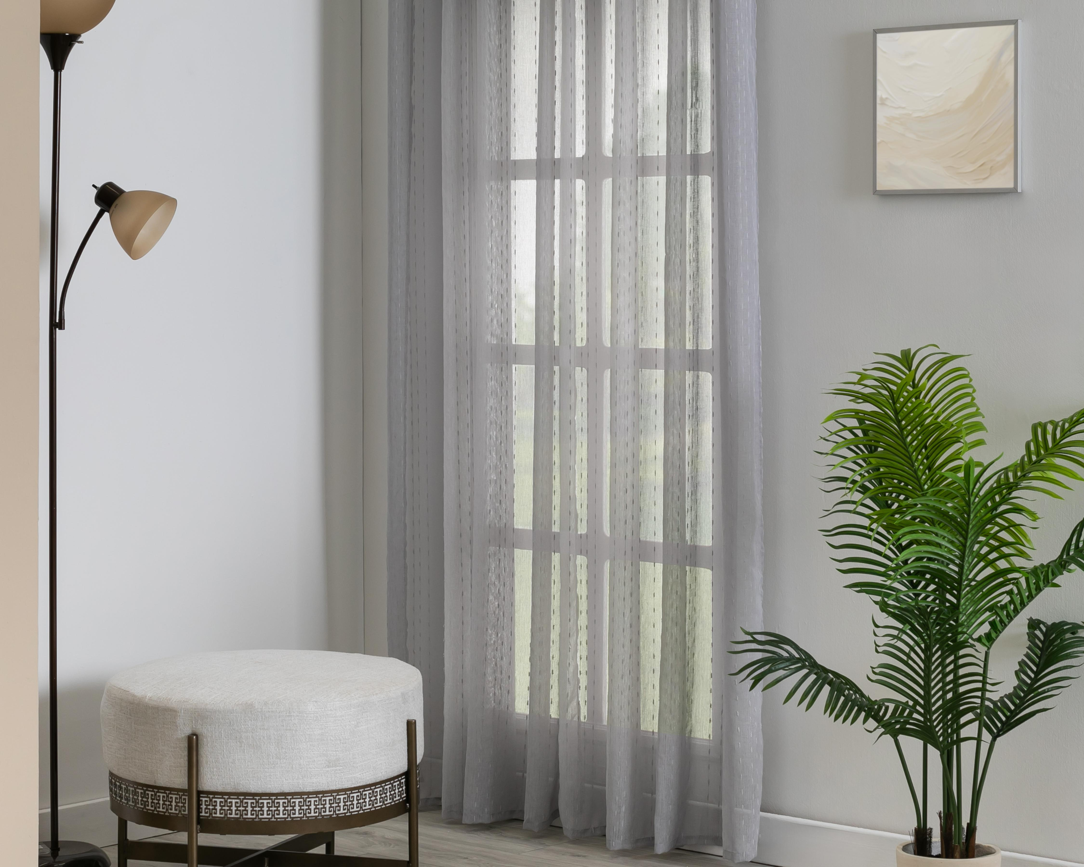 Foto 1 | Cortina Martina 140 x 225 cm Gris